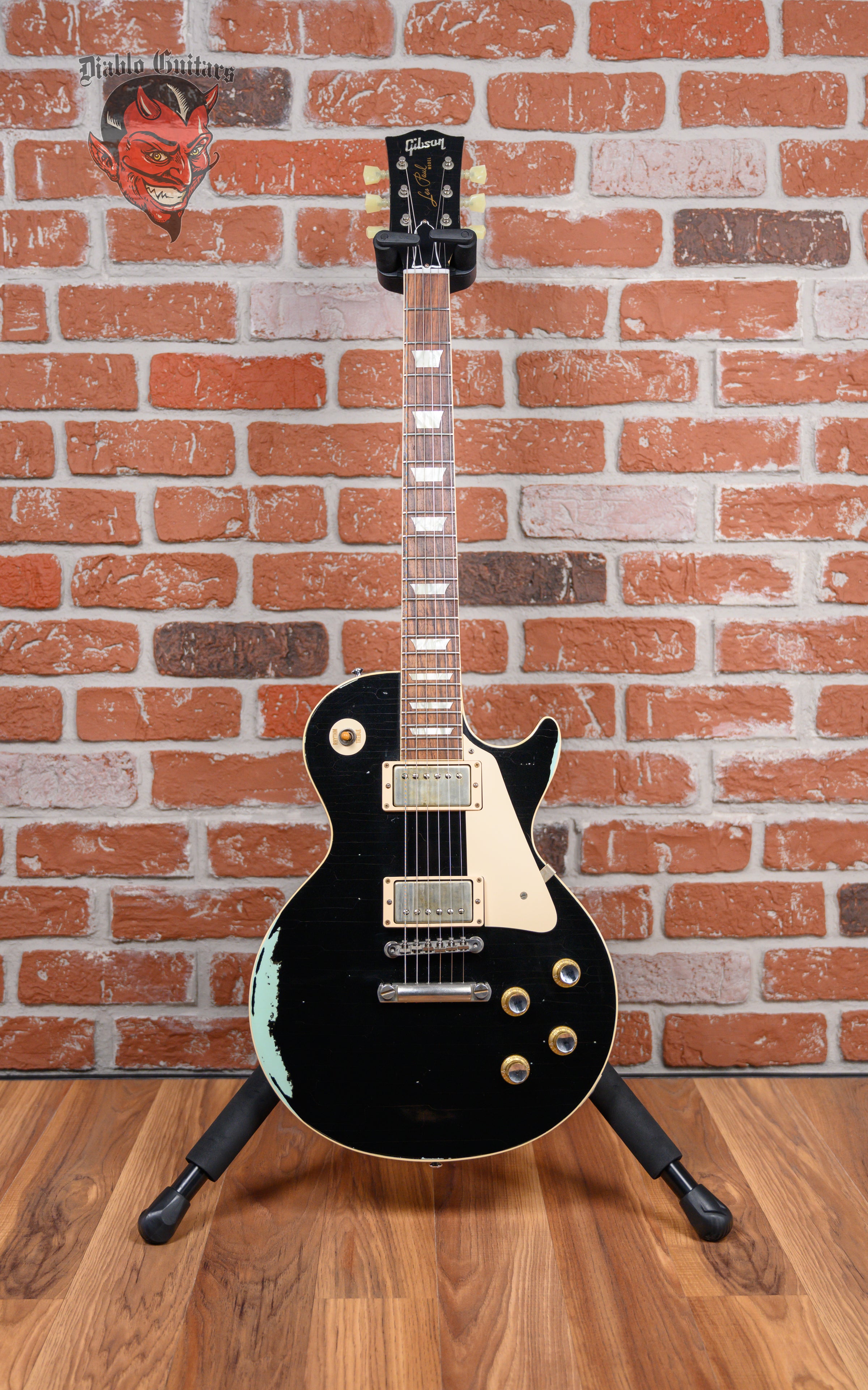Gibson Custom Shop Les Paul Standard GC '60 Aged Black Over Frost