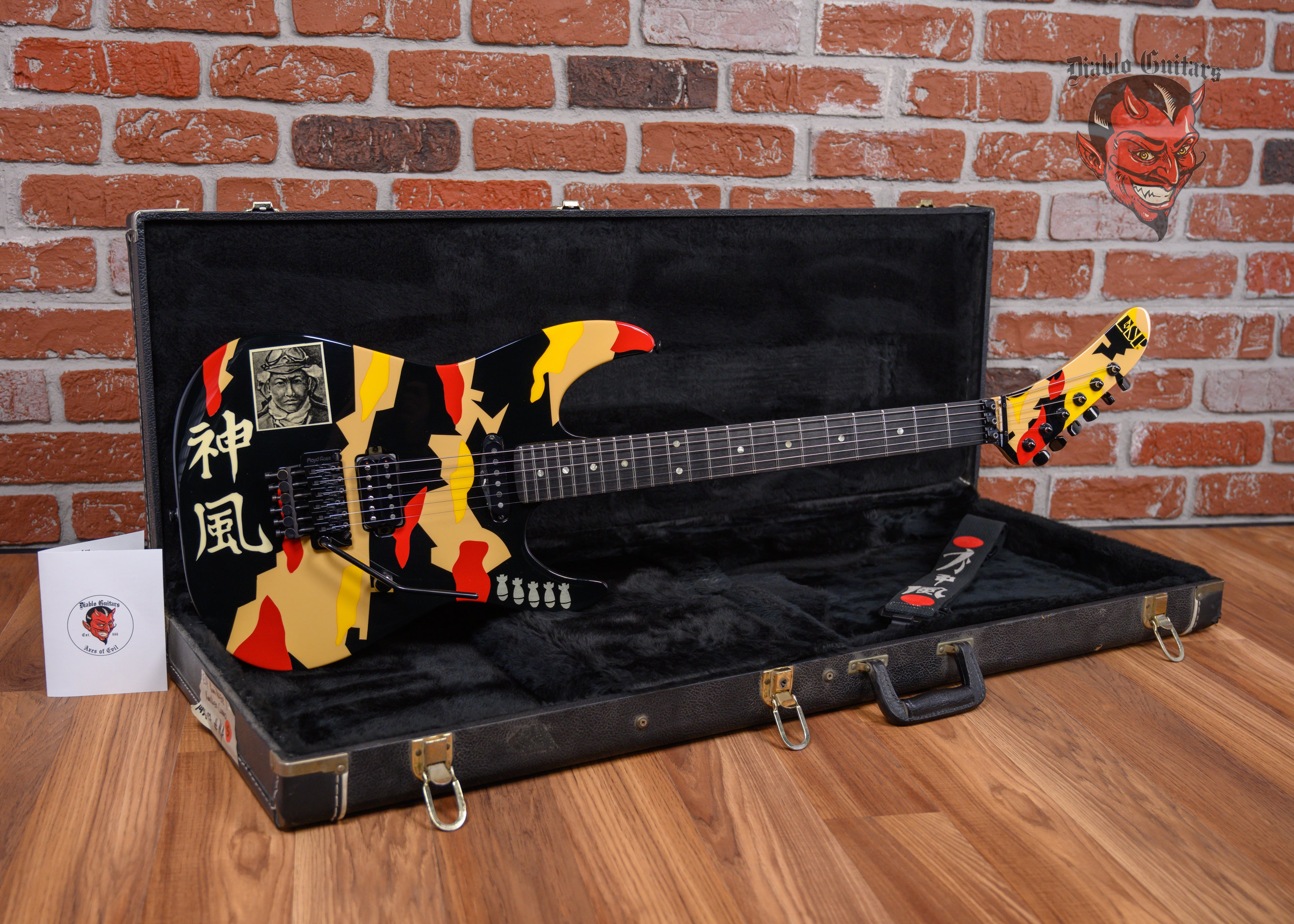 ESP George Lynch Kamikaze 1 1986 w/Hard Shell Case – Diablo Guitars