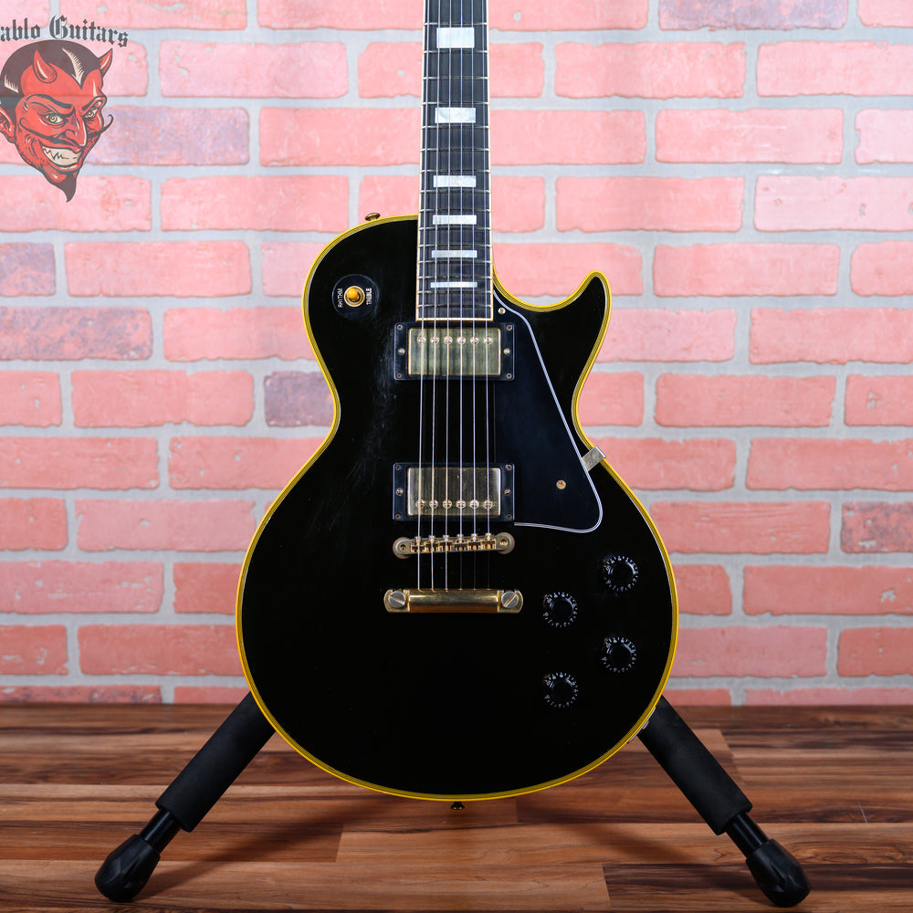 Gibson Custom Art & Historic 1957 Les Paul Custom Black Beauty Reissue Ebony 2000 w/OHSC