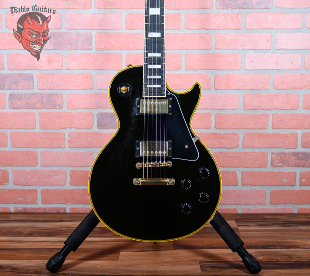 Gibson Custom Art & Historic 1957 Les Paul Custom Black Beauty Reissue Ebony 2000 w/OHSC