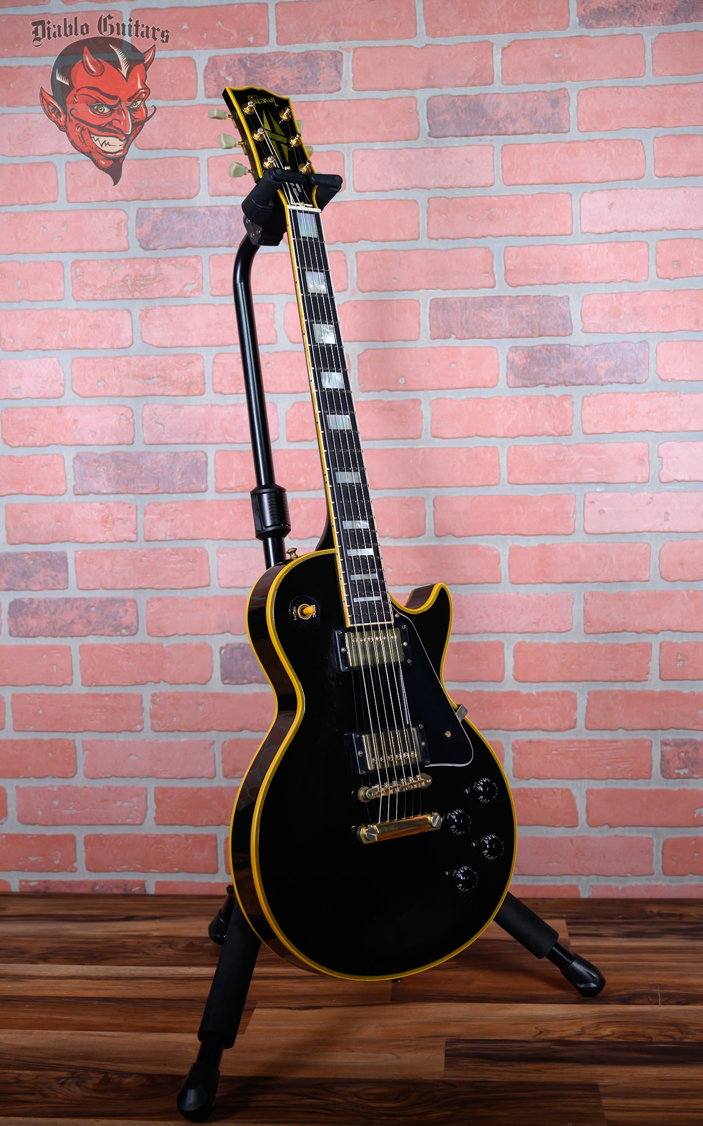 Gibson Custom Art & Historic 1957 Les Paul Custom Black Beauty Reissue Ebony 2000 w/OHSC