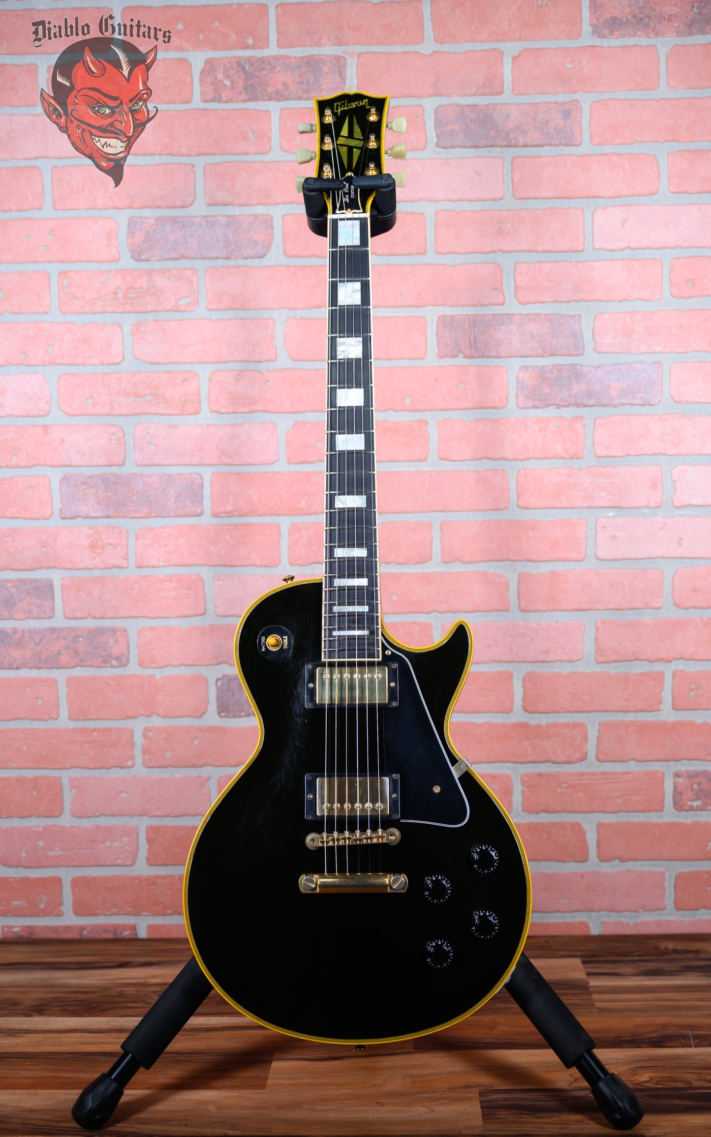 Gibson Custom Art & Historic 1957 Les Paul Custom Black Beauty Reissue Ebony 2000 w/OHSC