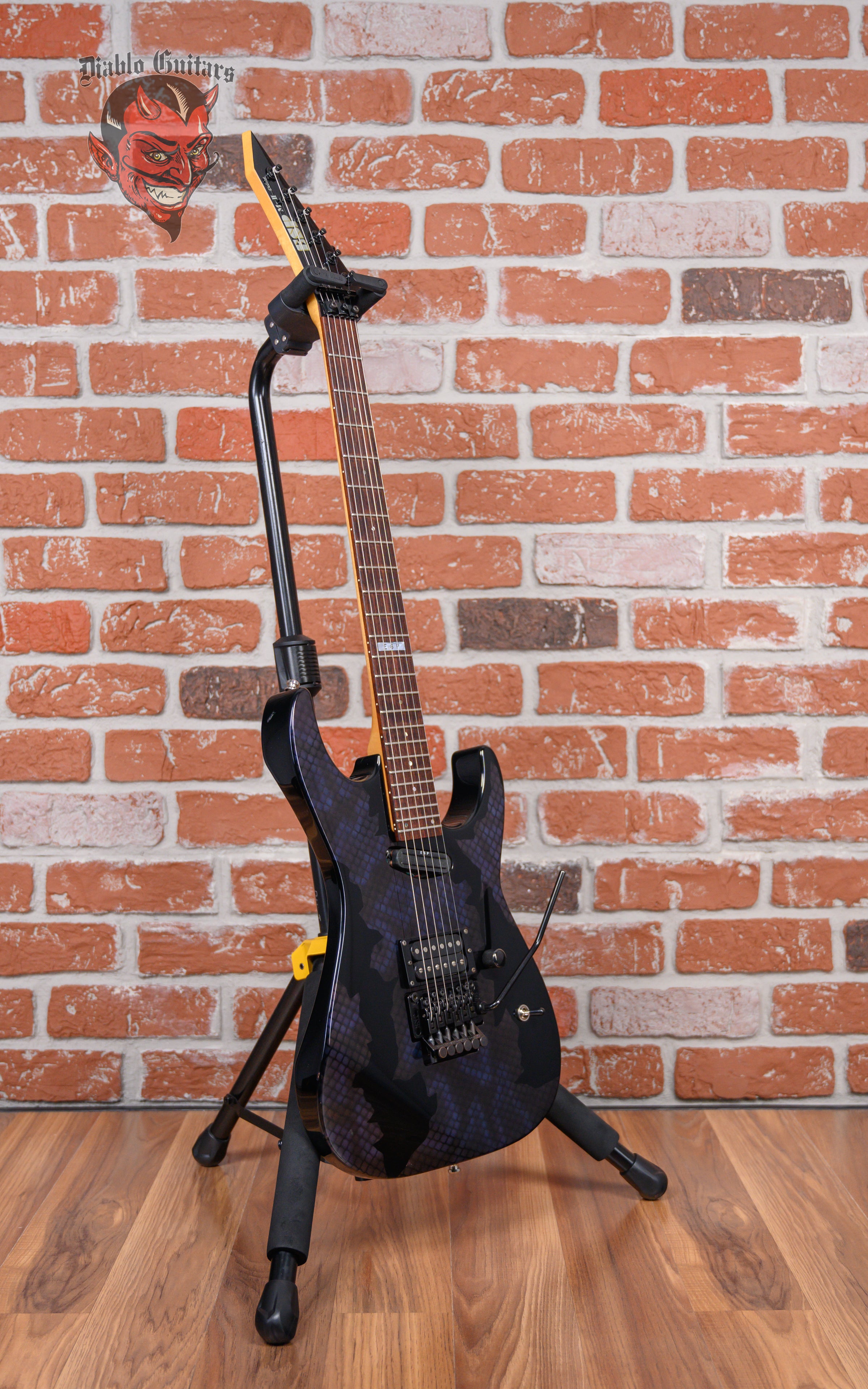 ギター BD-2 el Diablo ESP M-II Deluxe Blue Snakeskin 1992 w/Hard Shell Case – Diablo Guitars