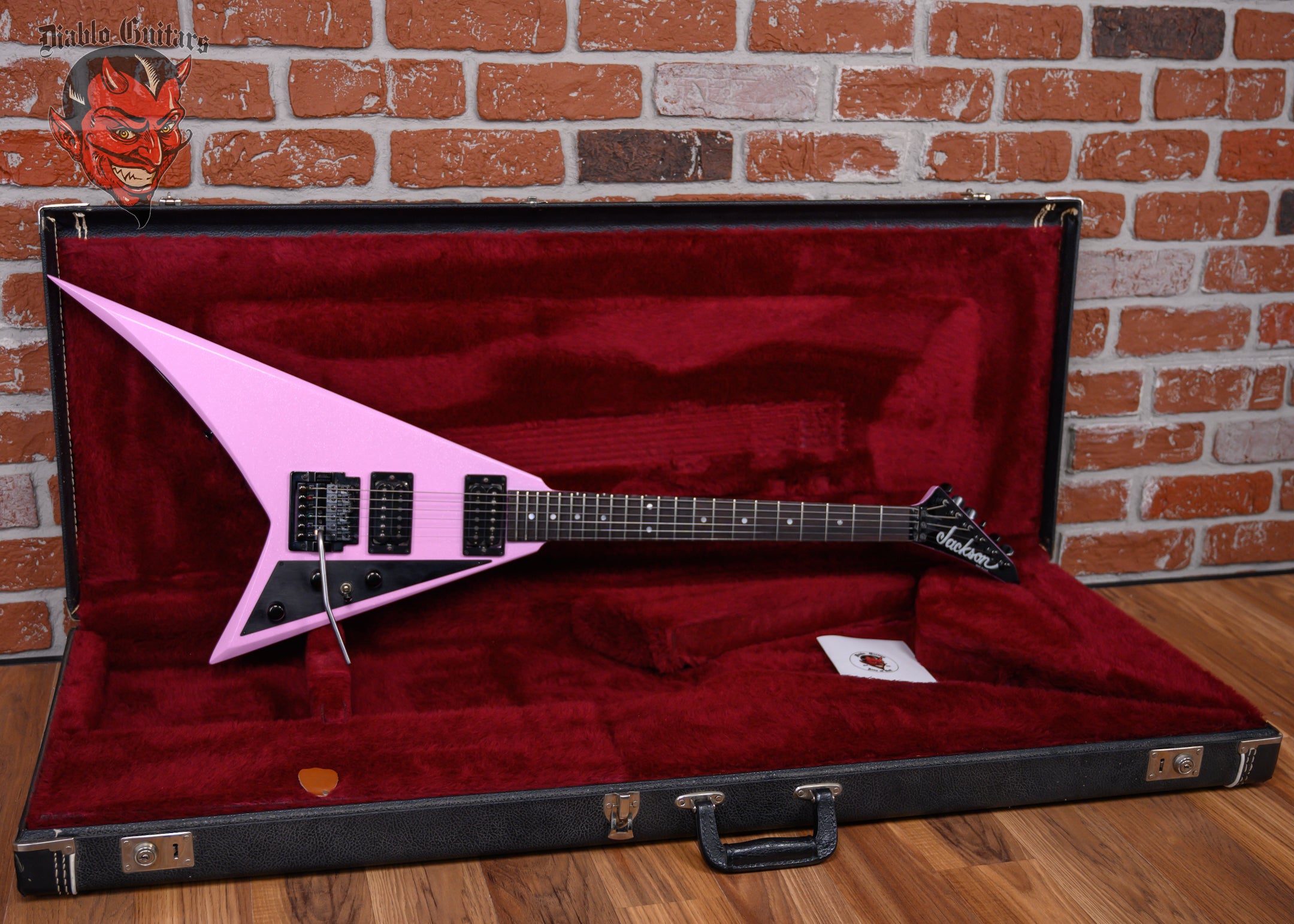 Jackson USA RR1 Student Model Rhoads Glitter Pink 1986 w/OHSC (Refin ...