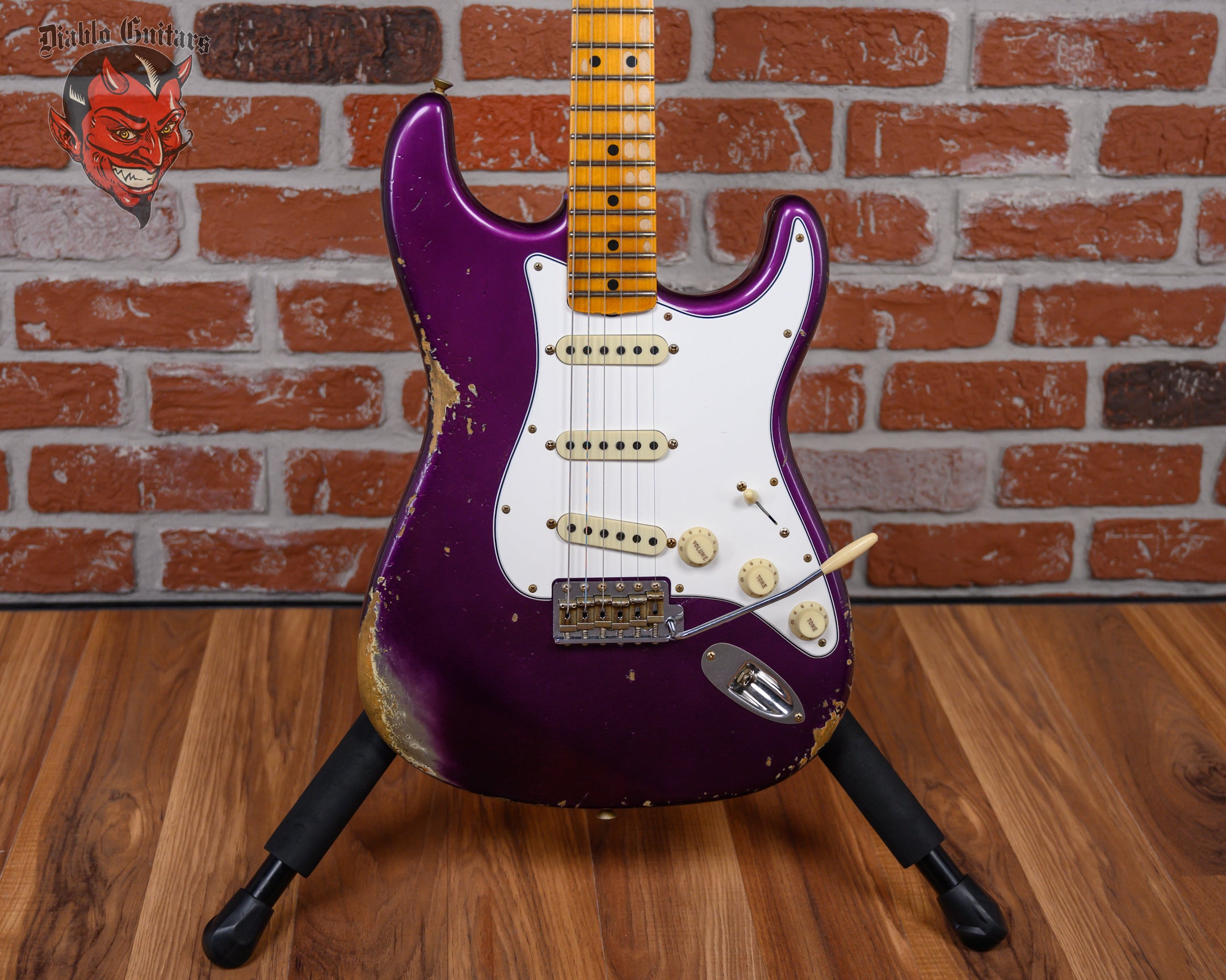 【激レア】fender custom shop stratocaster Fender Custom Shop SR25-69 Stratocaster Heavy Relic Aged Purple