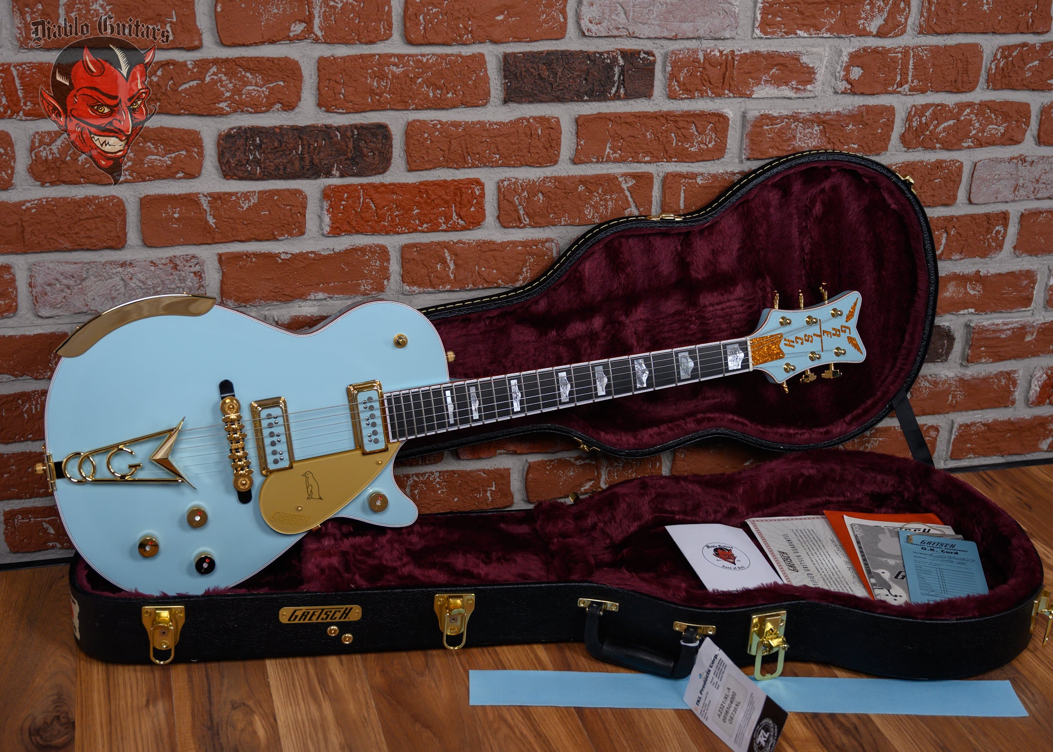 Gretsch TRG Exclusive G6134-55DB FSR '55 Penguin Daphne Blue 2025