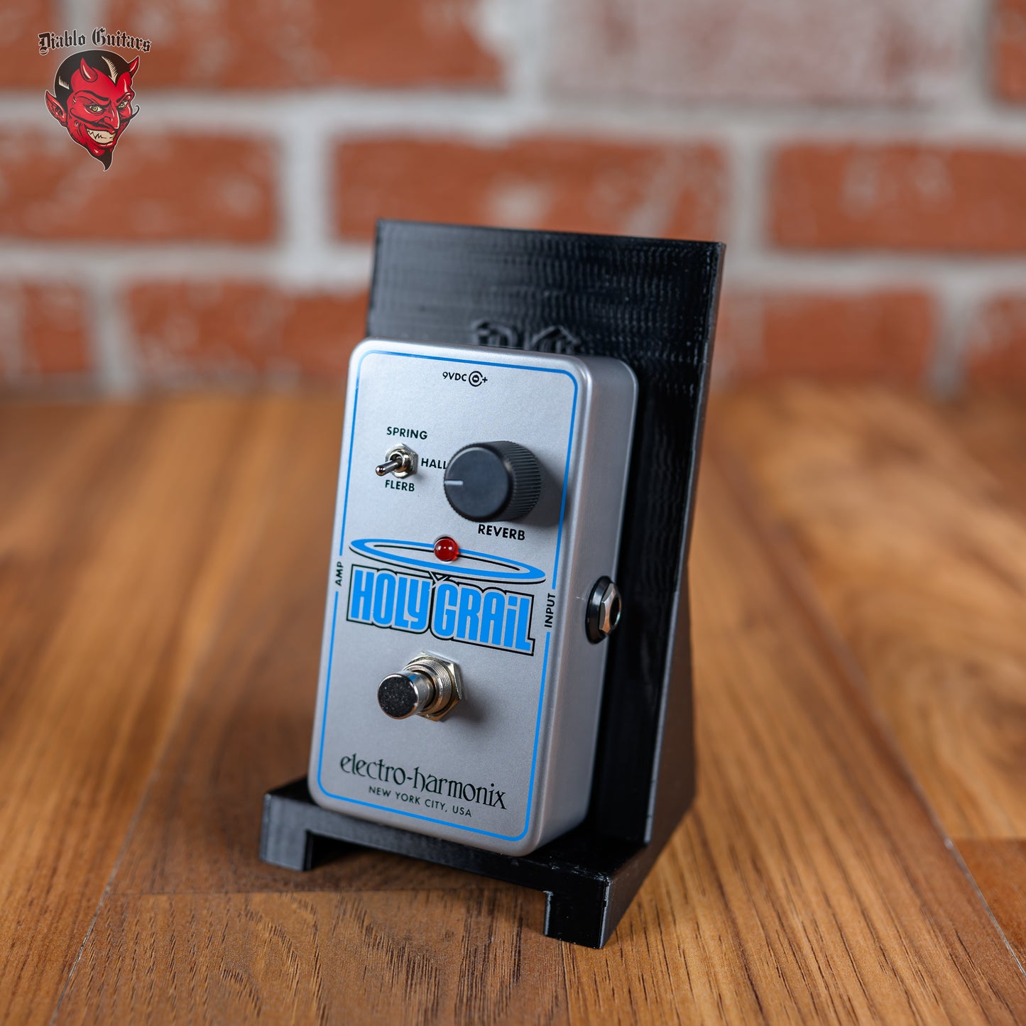 holy grail guitar pedal Electro-Harmonix Holy Grail Nano Reverb Silver/Blue