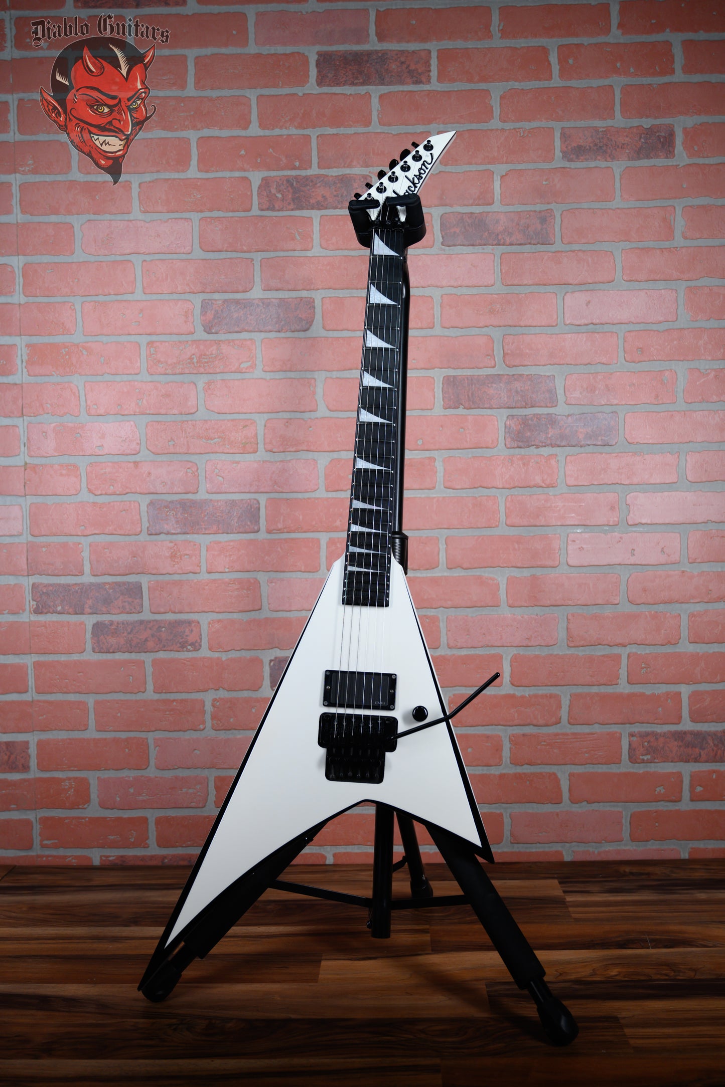 Jackson Pro Series MJ RR24 Rhoads Snow White with Black Bevels 2008 w/OHSC