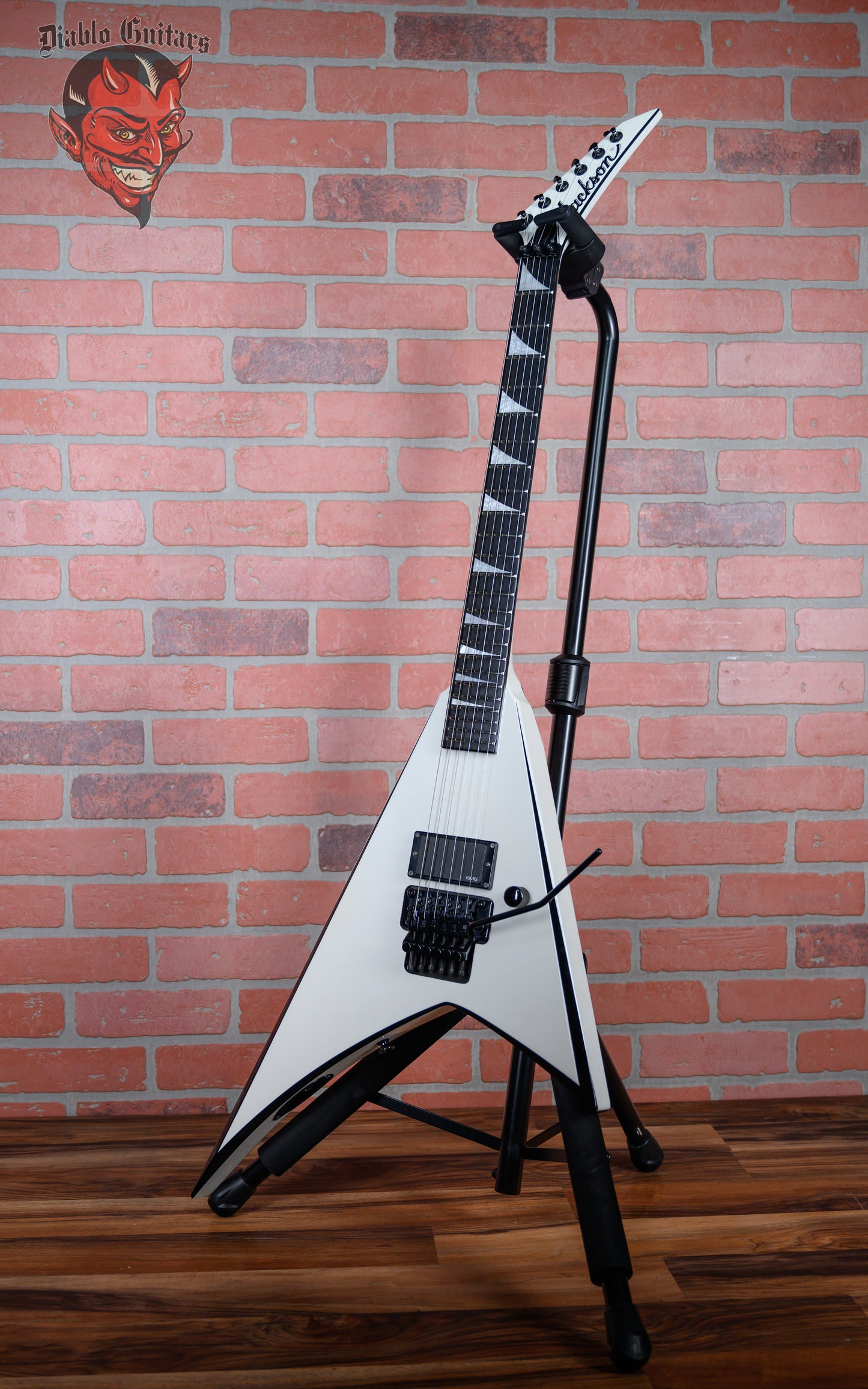 Jackson Pro Series MJ RR24 Rhoads Snow White with Black Bevels 2008 w/OHSC