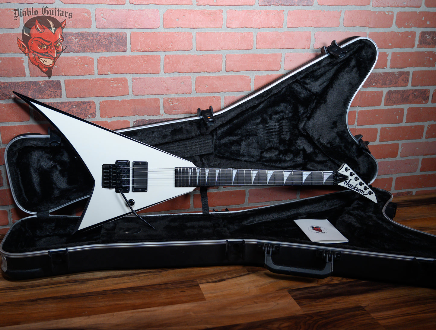 Jackson Pro Series MJ RR24 Rhoads Snow White with Black Bevels 2008 w/OHSC