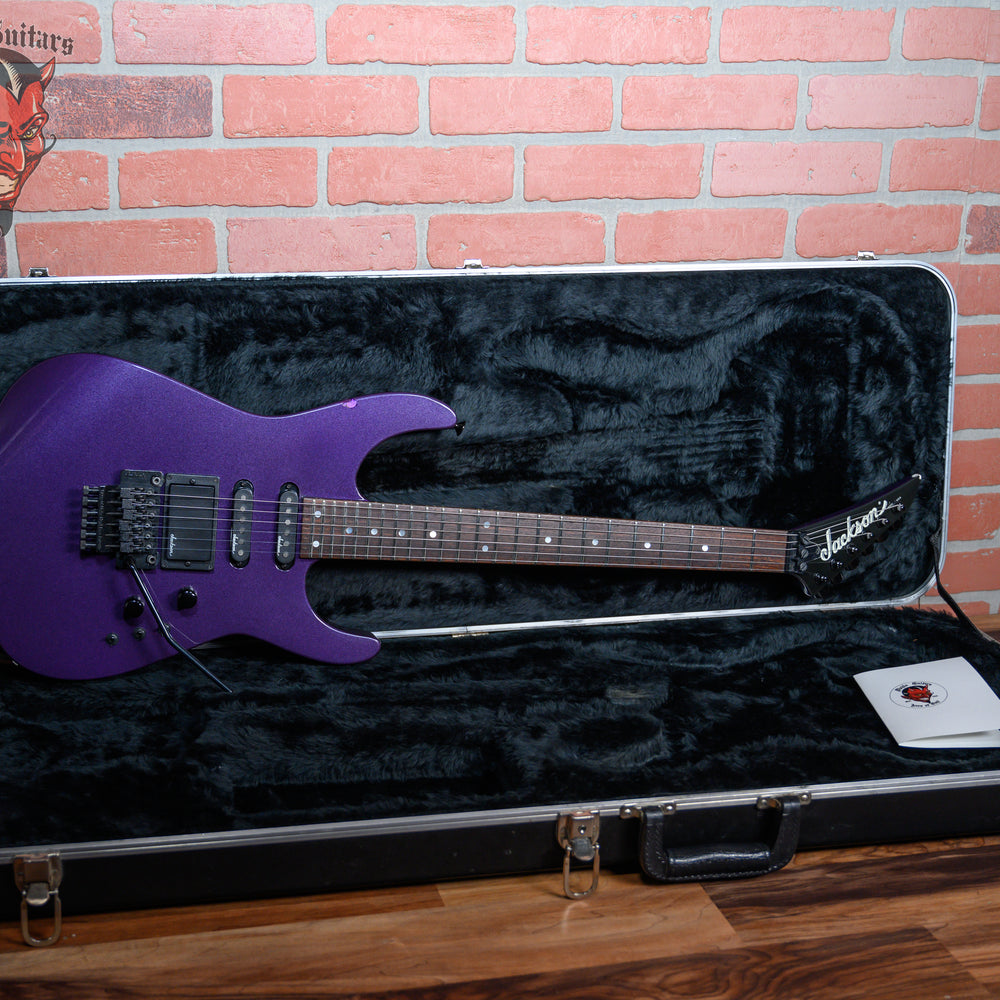 Jackson USA Custom Shop SL1 Soloist Metallic Purple 1988 w/OHSC