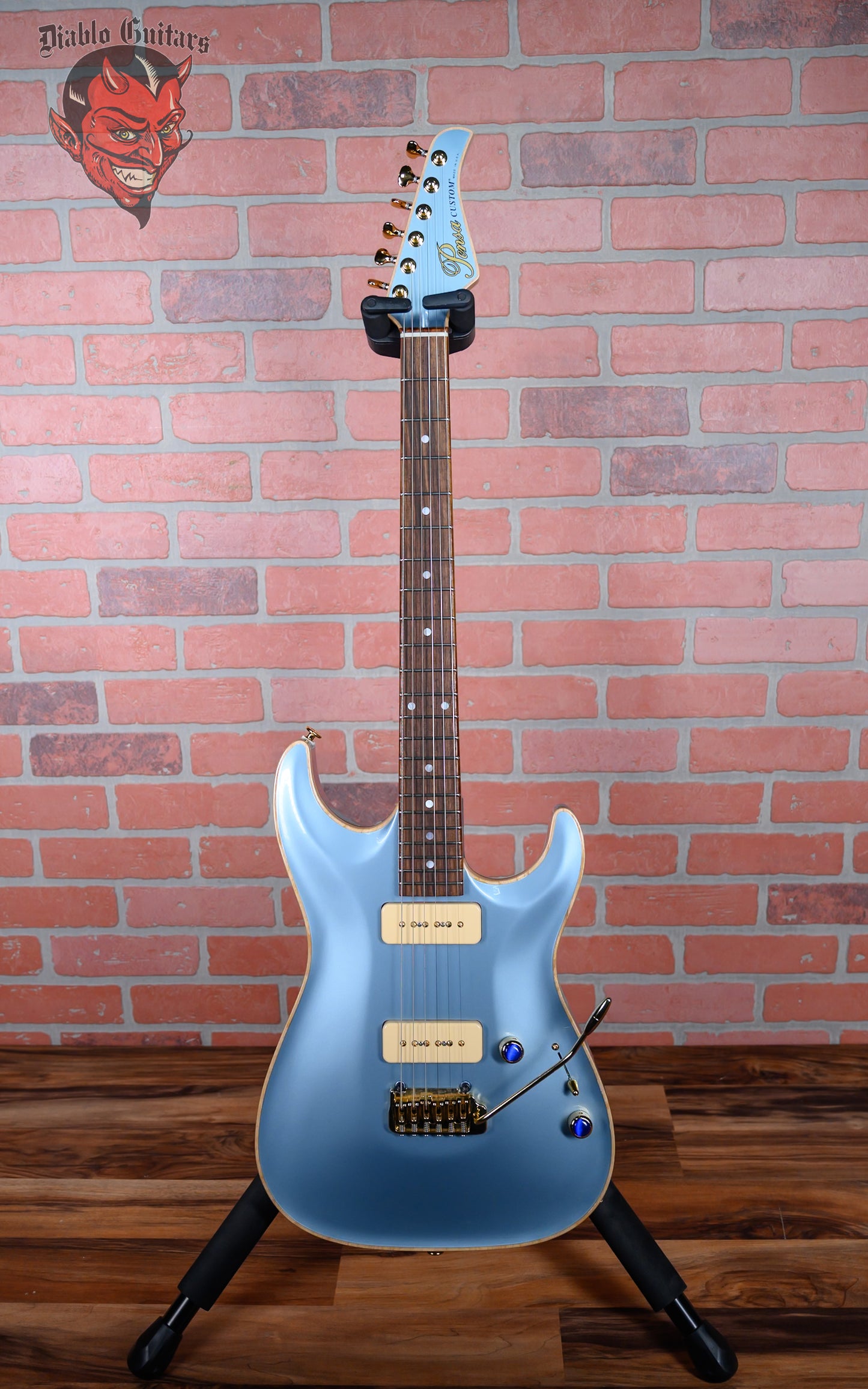 Pensa MK-90 Mark Knopfler Signature Ice Blue Metallic 2019 w/OHSC