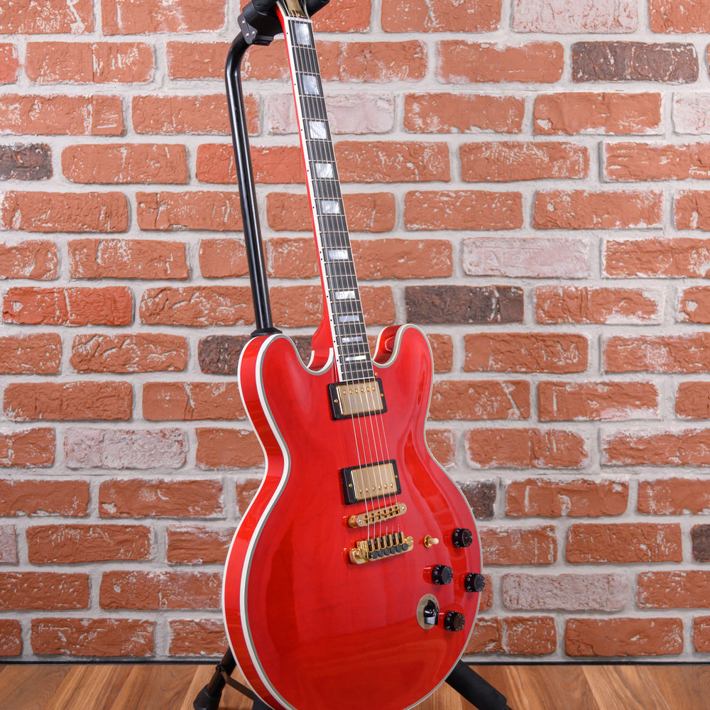 
                      
                        Gibson BB King Lucille ES-355 Cherry 2016 w/OHSC (video demo)
                      
                    