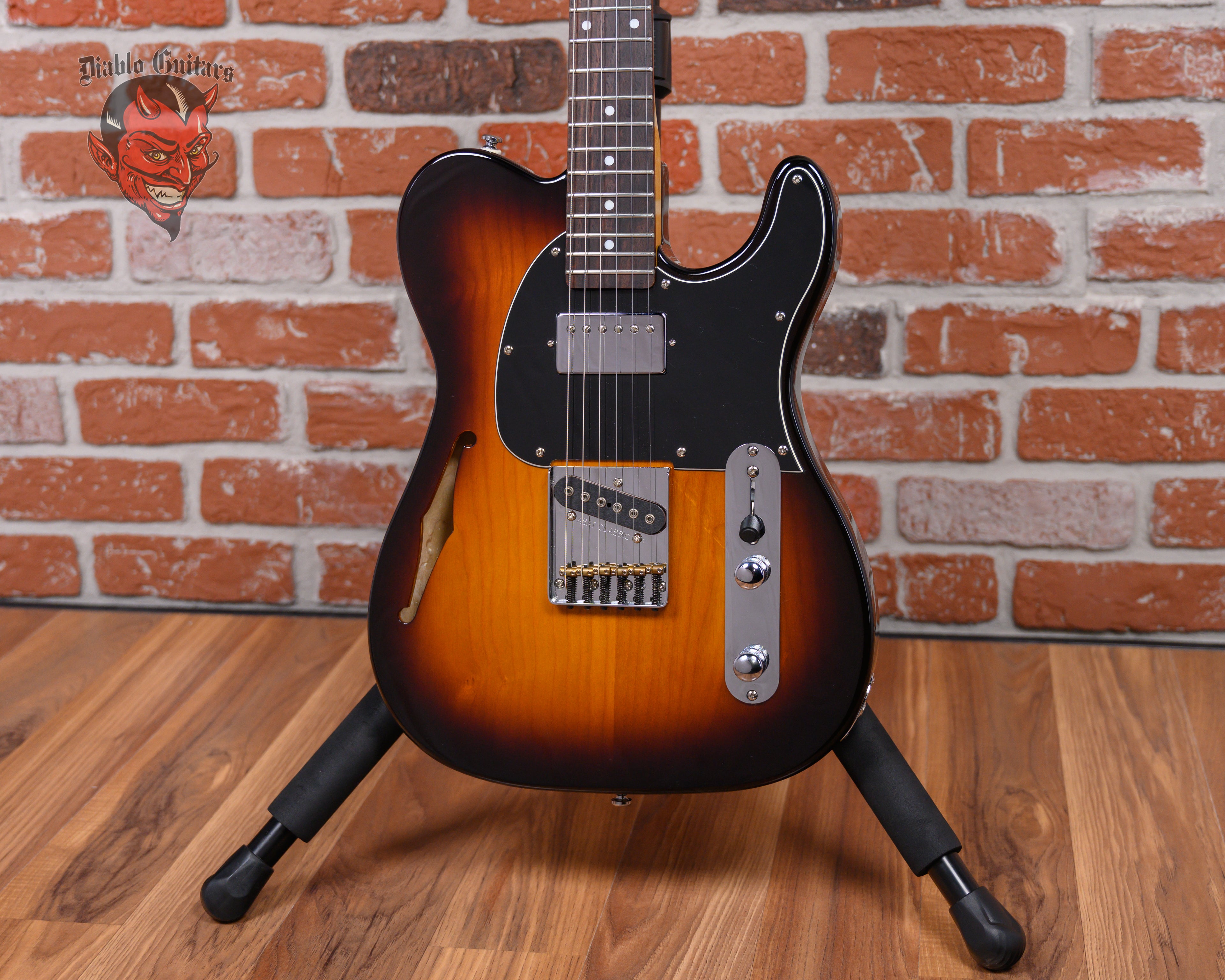 G&L Tribute Series ASAT Classic Bluesboy 3-Tone Sunburst 2017 w
