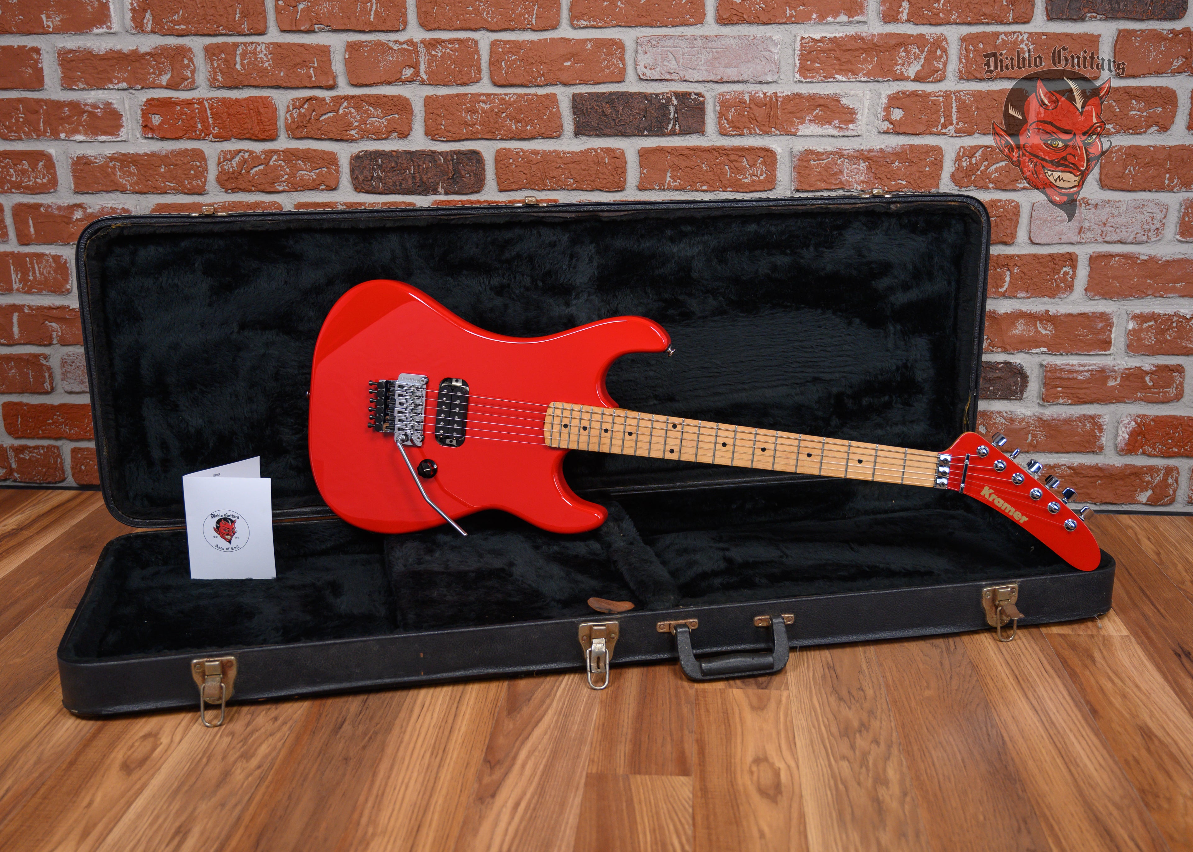 Kramer USA 1984 Reissue Red 2006 w/Hard Shell Case – Diablo Guitars