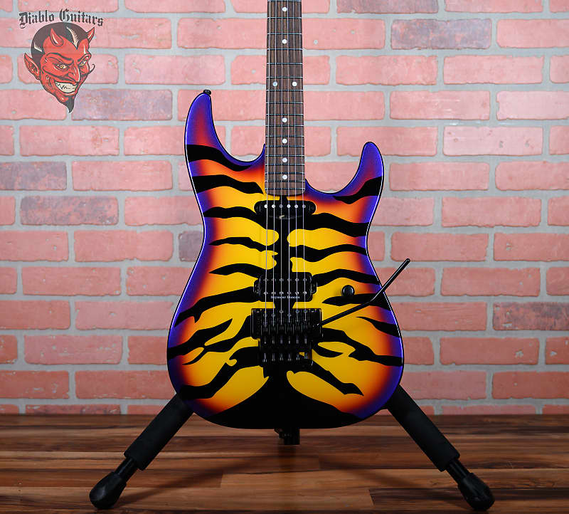 ESP Sunburst Tiger George Lynch Signature Sunburst Tiger Graphic 2024 w/OHSC