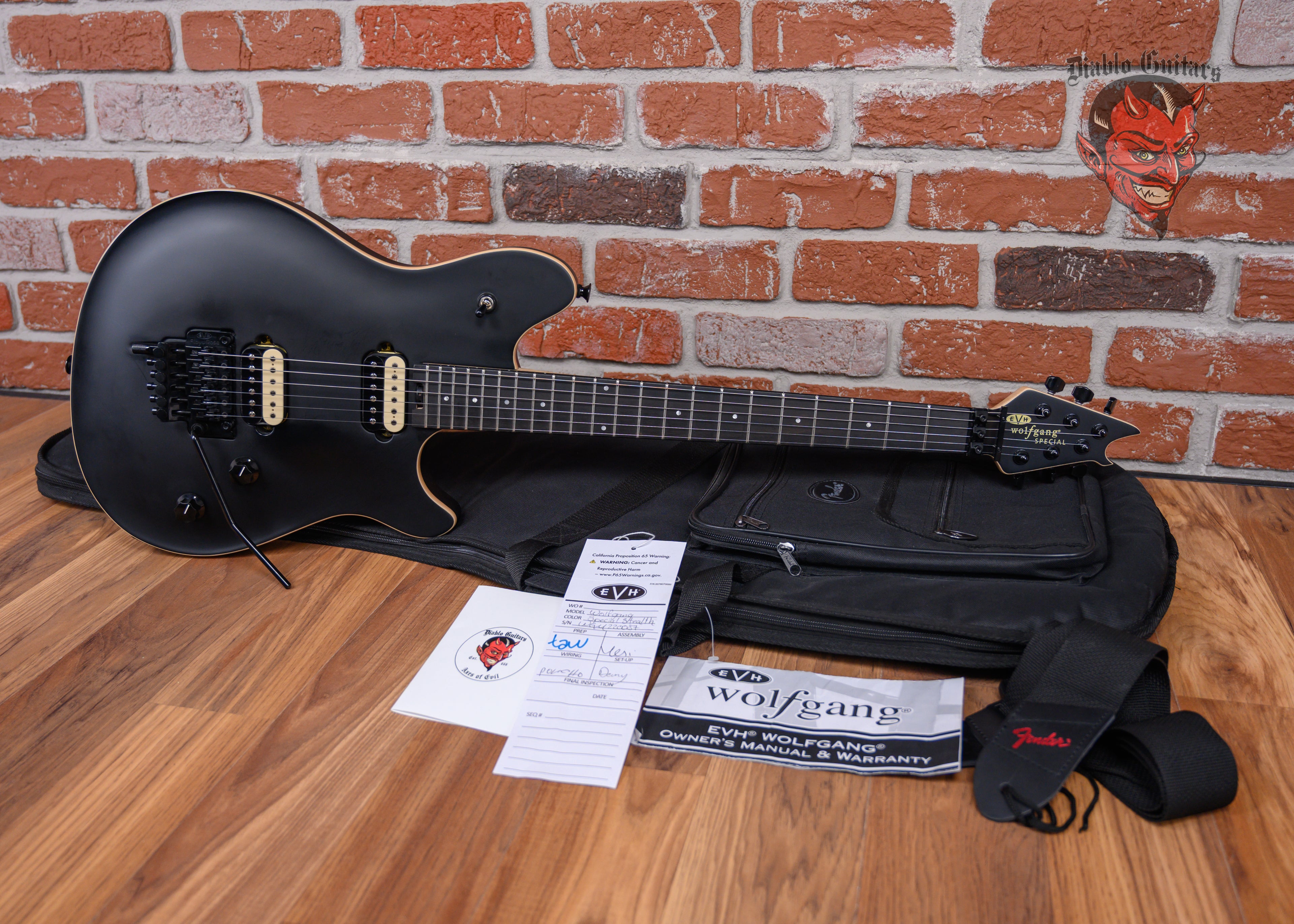 EVH Wolfgang Special Stealth Black 2022 w/Gigbag – Diablo Guitars