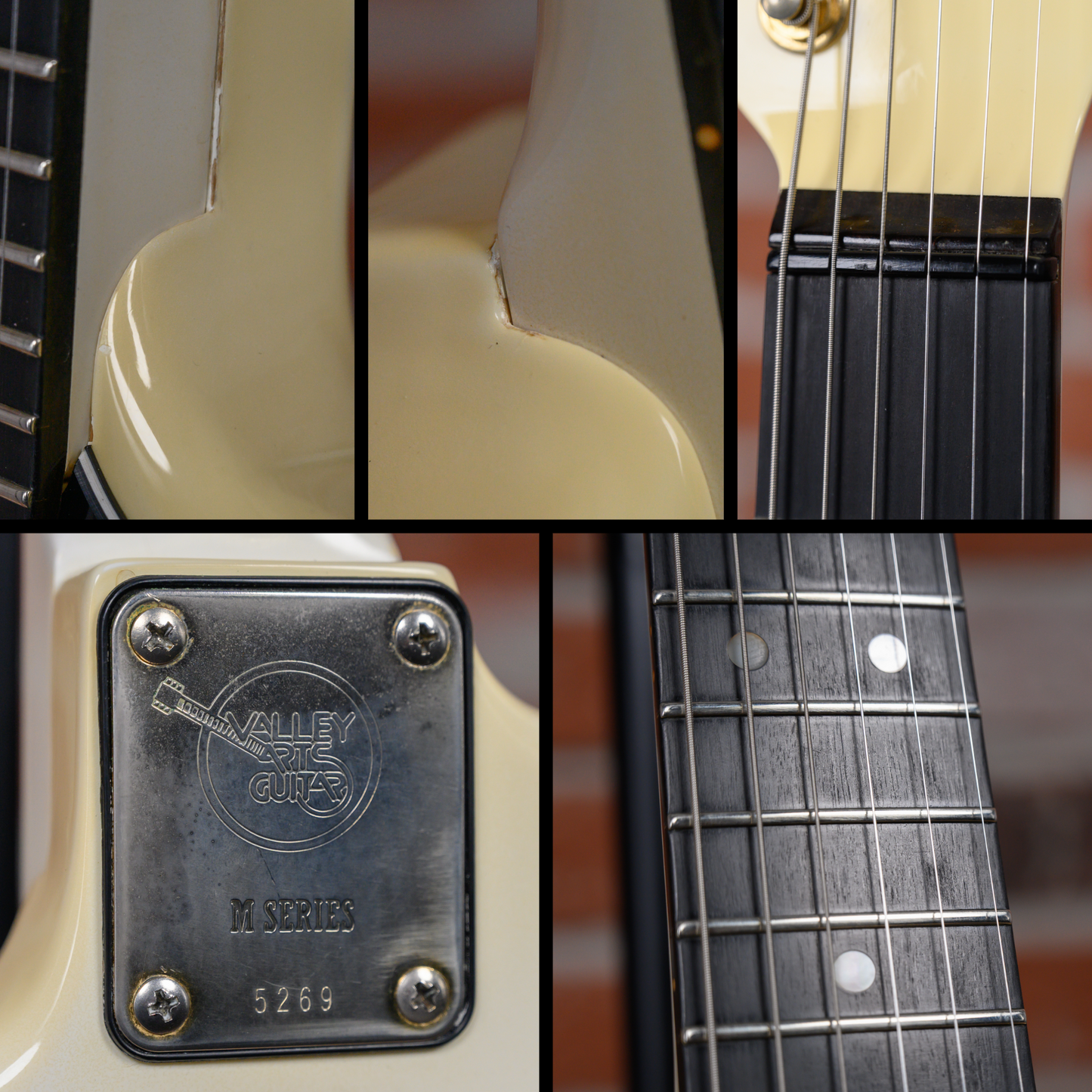 Valley Arts Guitars M Series White 1989 w/Gigbag – Diablo Guitars