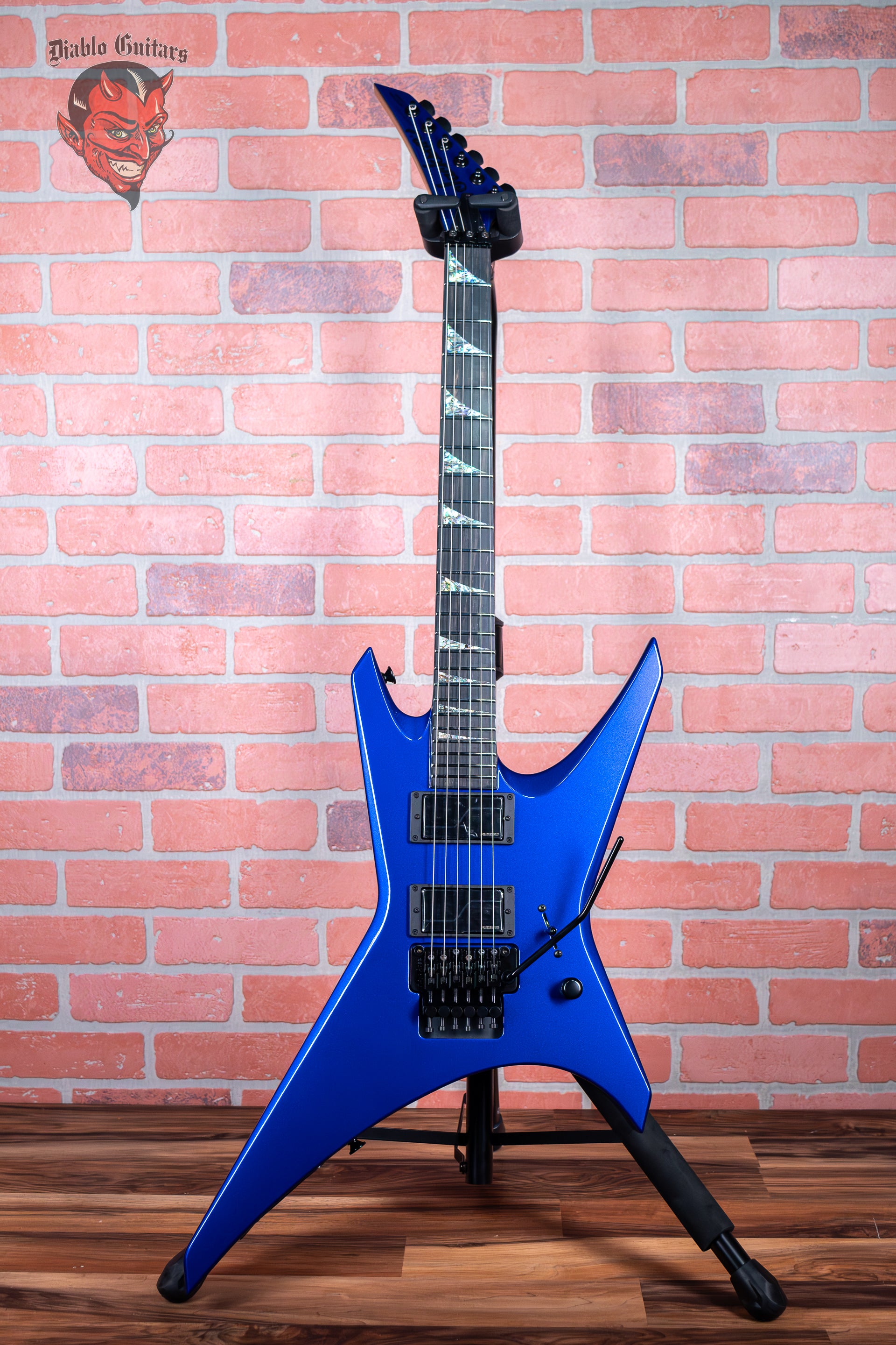 Jackson Custom Shop Special Edition Warrior WR2H FR 2024 Cobalt Blue Floyd Rose w/ OHSC COA