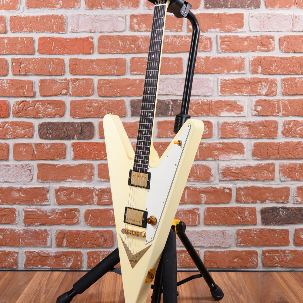 
                      
                        Gibson Reverse Flying V Classic White 2007 w/OHSC
                      
                    