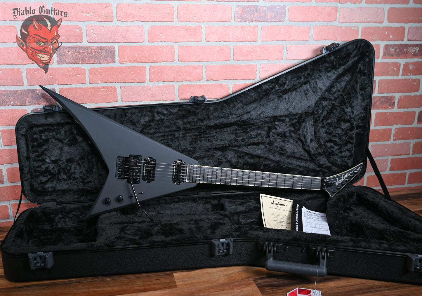 Jackson USA Custom Shop RR1 Rhoads Satin Black 2024 w/OHSC