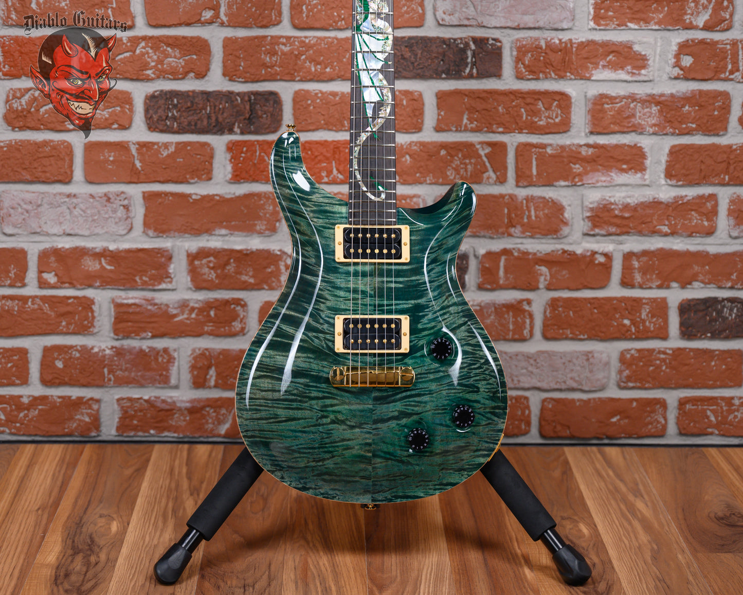 PRS Dragon Series II Limited Edition #99 of 100 1993 Big Leaf Figured Maple in Teal Black w/Brazilian Rosewood 1993 w/OHSC