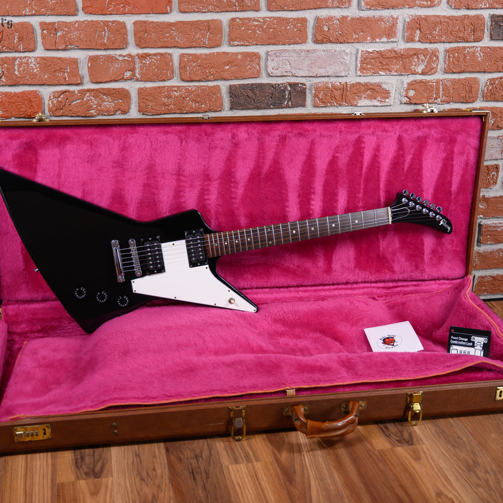 Gibson ’76 Reissue Explorer Ebony 1989 w/OHSC