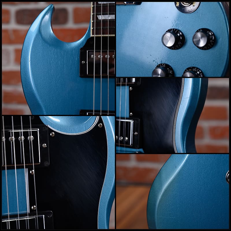 
                      
                        Gibson Limited Edition SG Standard Pelham Blue 2019 w/OHSC
                      
                    