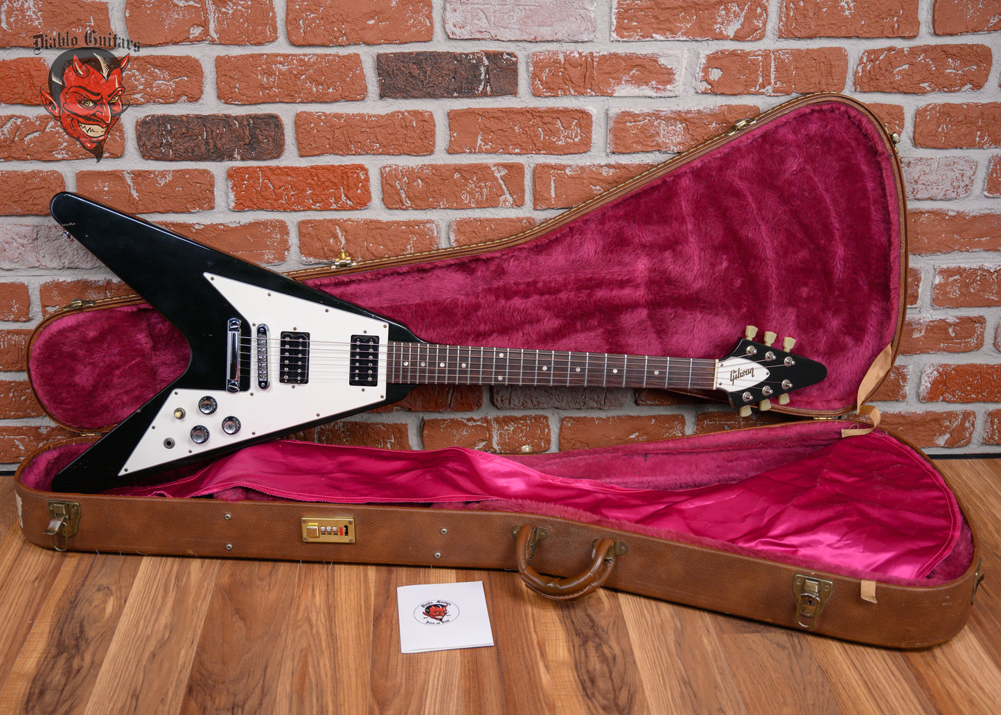 Gibson Flying V '67 Ebony 1996 w/OHSC