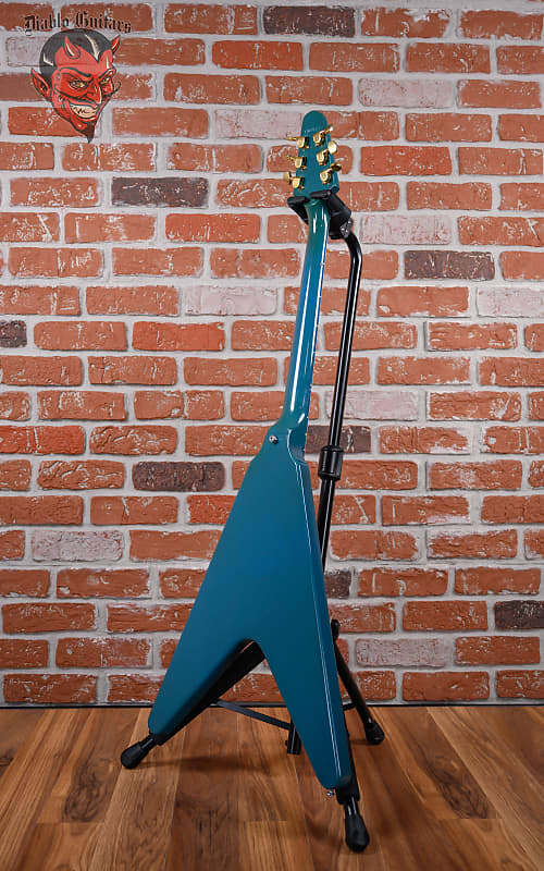 
                      
                        Gibson Flying V Bahama Blue 1981 w/OHSC
                      
                    