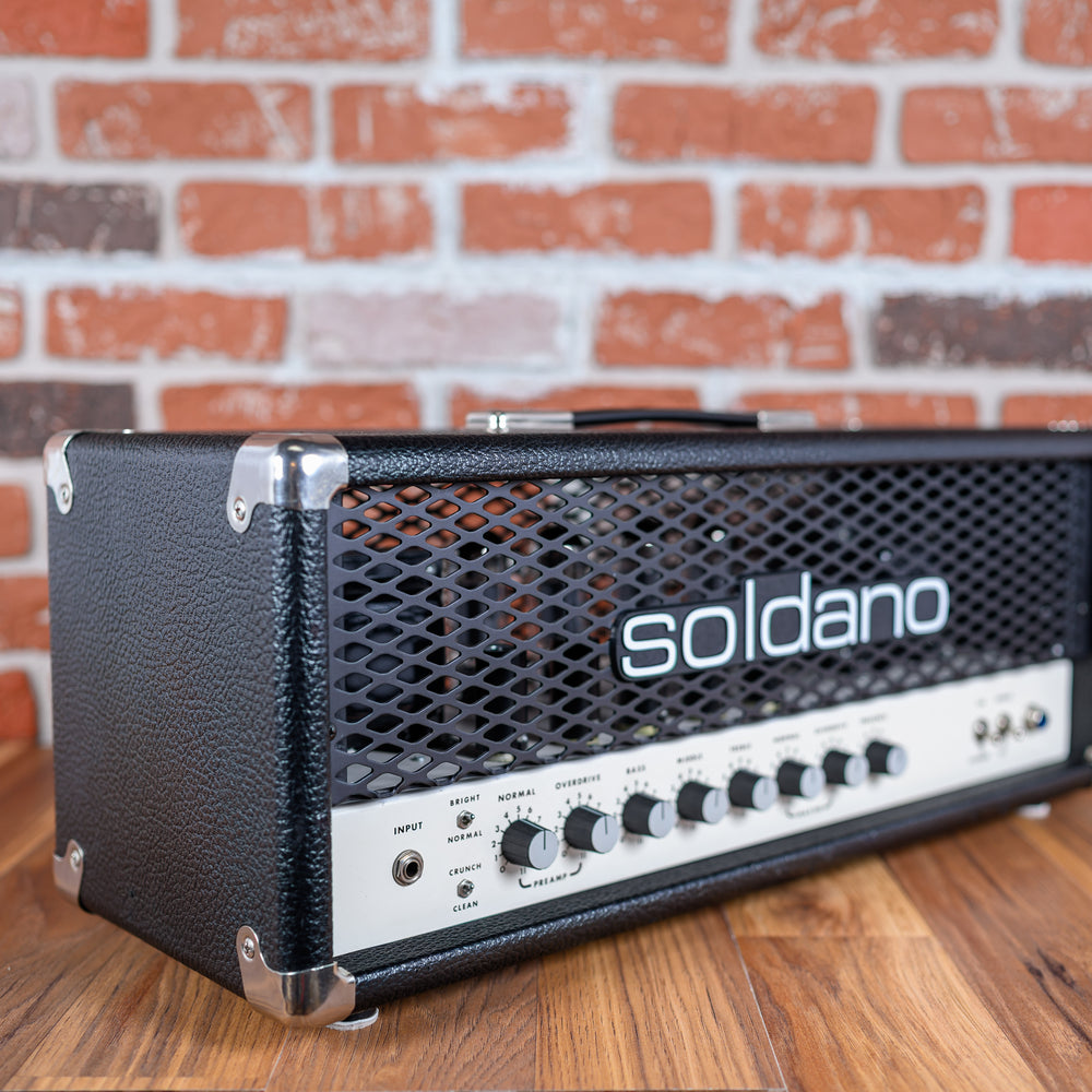 Soldano SLO-100 Guitar Head 1989 Black Tolex Seattle w/ DeYoung Transformers