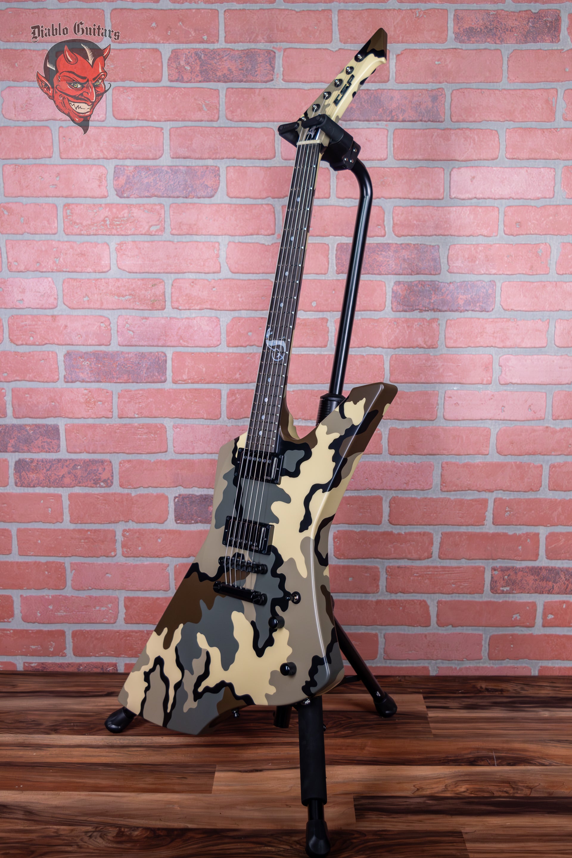 ESP Original Series Custom Shop James Hetfield of Metallica Signature Snakebyte Kuiu Camo Satin 2023