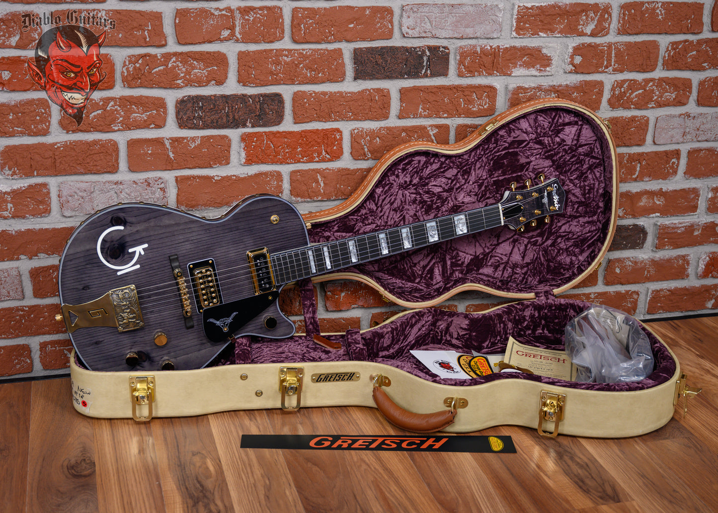 Gretsch USA Custom Shop G6130-54 Tuxedo Roundup NOS Masterbuilt By Chad Henrichsen Black Tuxedo 2024 w/OHSC