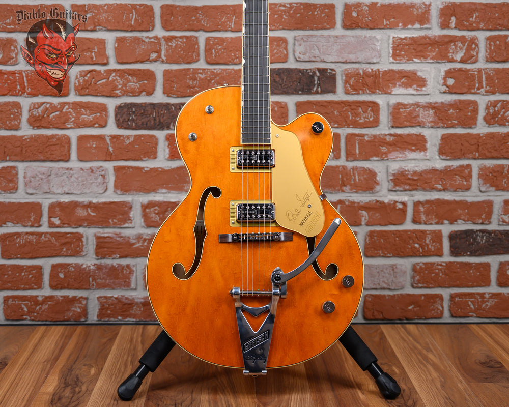 Gretsch G6120T-BSNV Brian Setzer Signature Nashville Hollow Body ‘59 Smoke with Bigsby Satin Orange Smoke 2025 w/OHSC