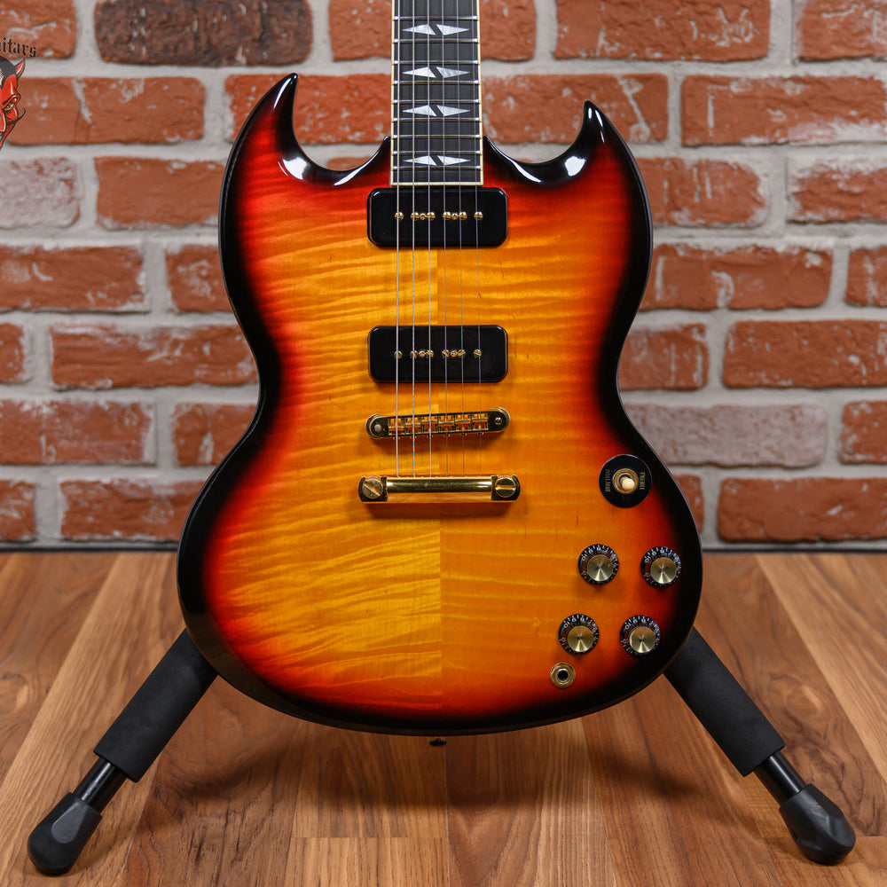 Gibson SG Supreme AA Figured Maple Top Fireburst 2001 w/Hard Shell Case