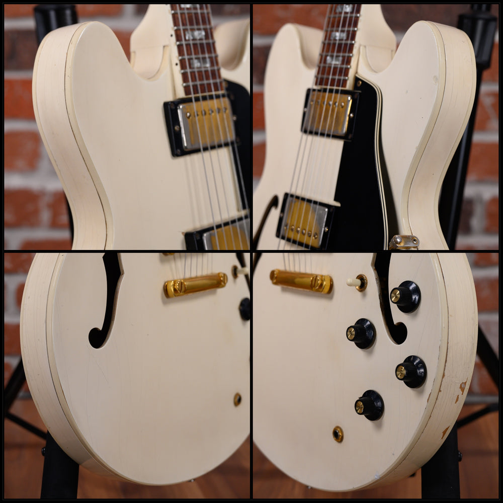 
                      
                        Gibson Custom Order One Off ES-335 Factory Alpine White 1968 w/OHSC
                      
                    