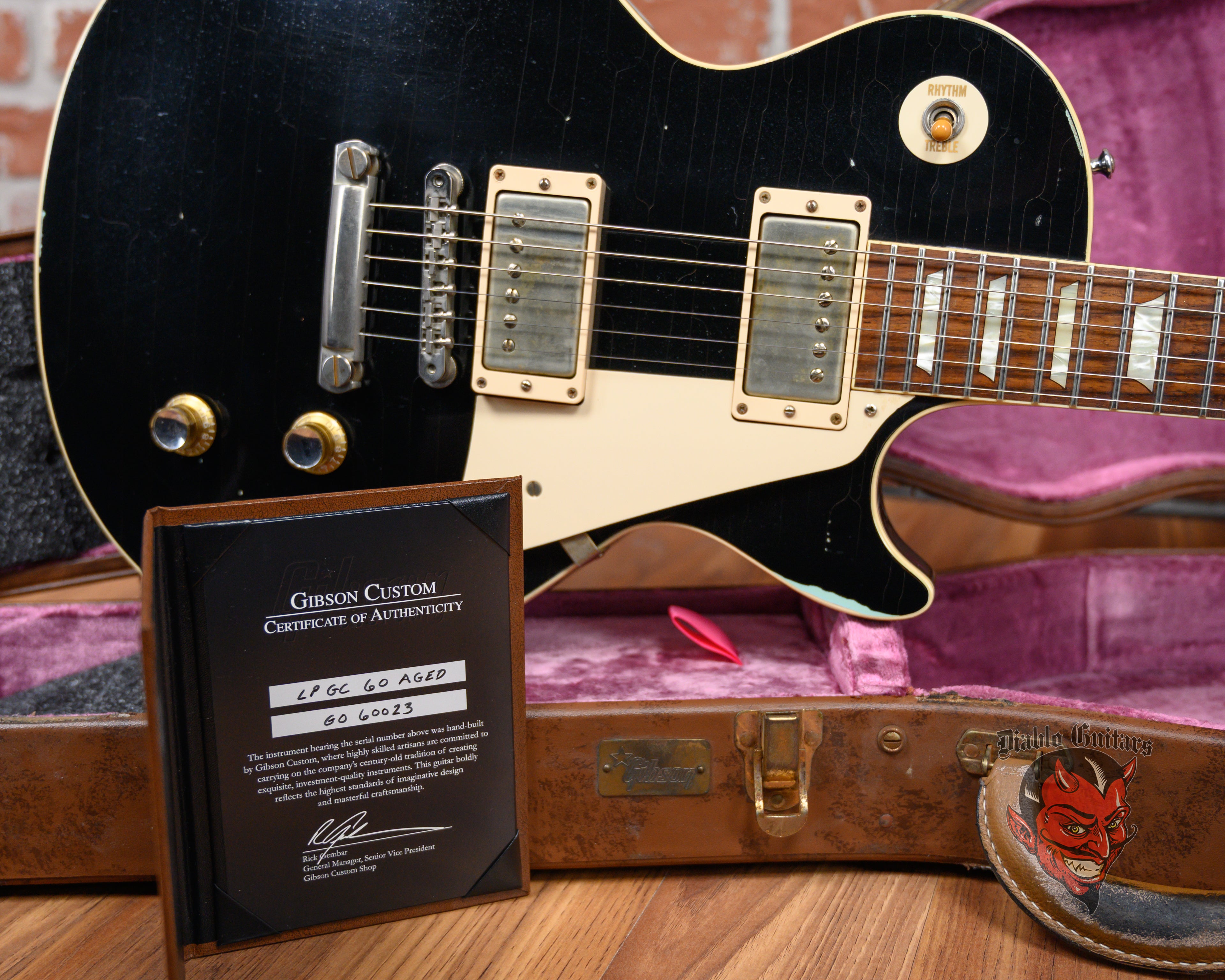Gibson Custom Shop Les Paul Standard GC '60 Aged Black Over Frost