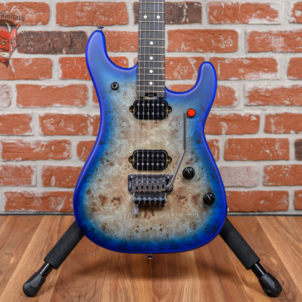 EVH 5150 Deluxe Poplar Burl Aqua Burst 2023 w/Gigbag