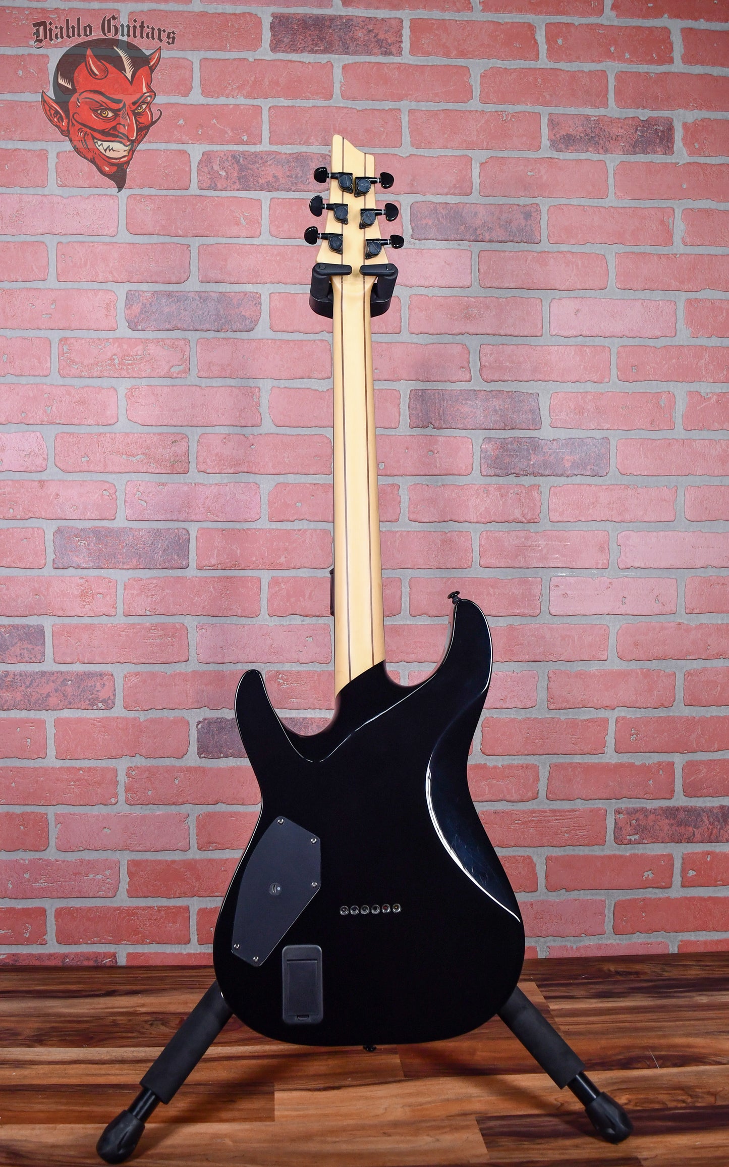 Schecter Jeff Loomis Signature JL-6 Hard Tail Black 2014 w/OHSC (Built For Jeff Loomis)