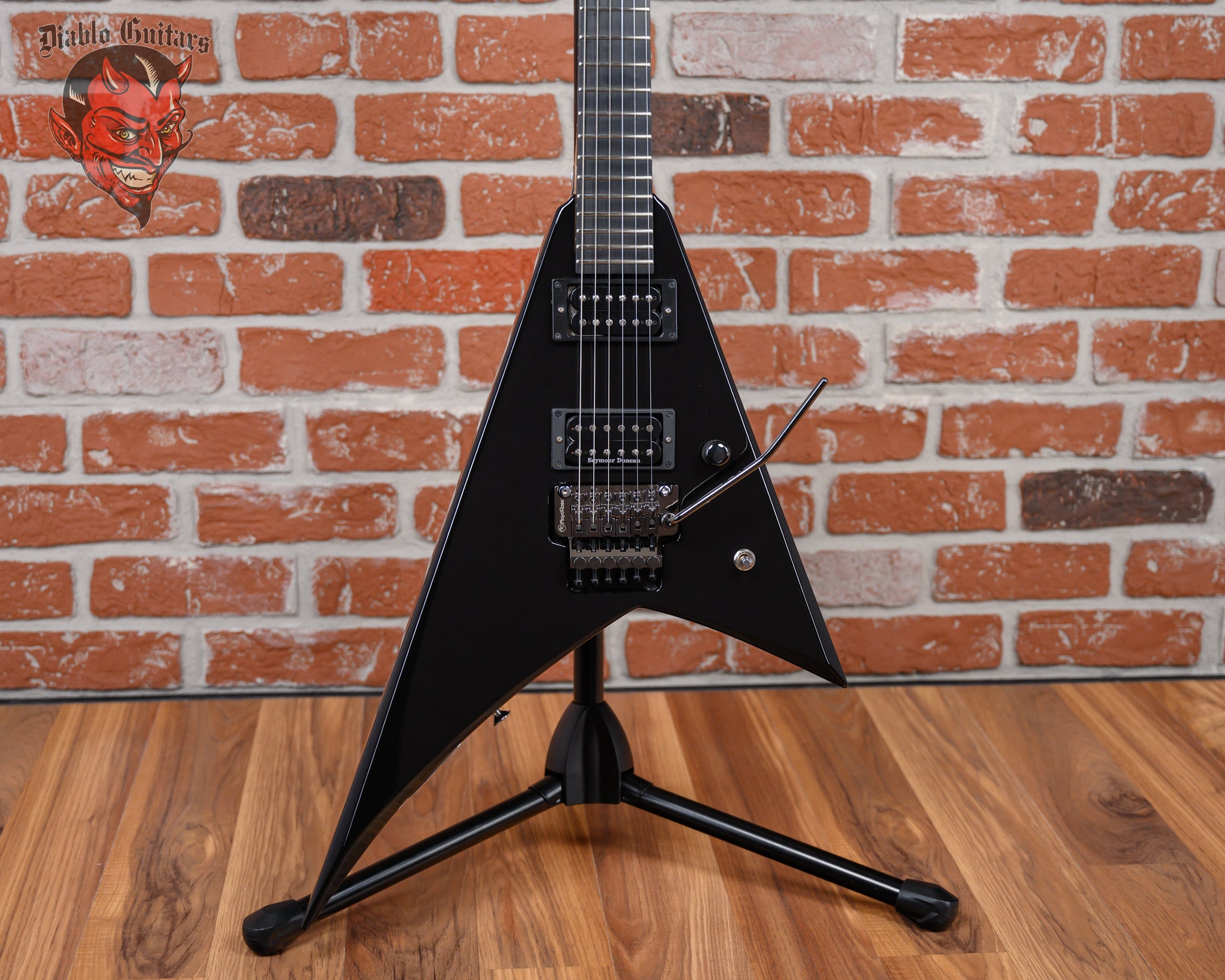 Jackson USA RR2 Rhoads Black 1996 w/OHSC (Refin) – Diablo Guitars