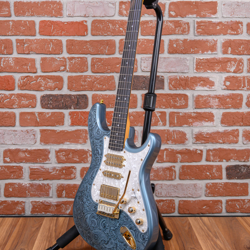 
                      
                        Dean Zelinsky Custom Engraved Paisley Top Tagliare Gunhill Blue 2022 w/OHSC
                      
                    