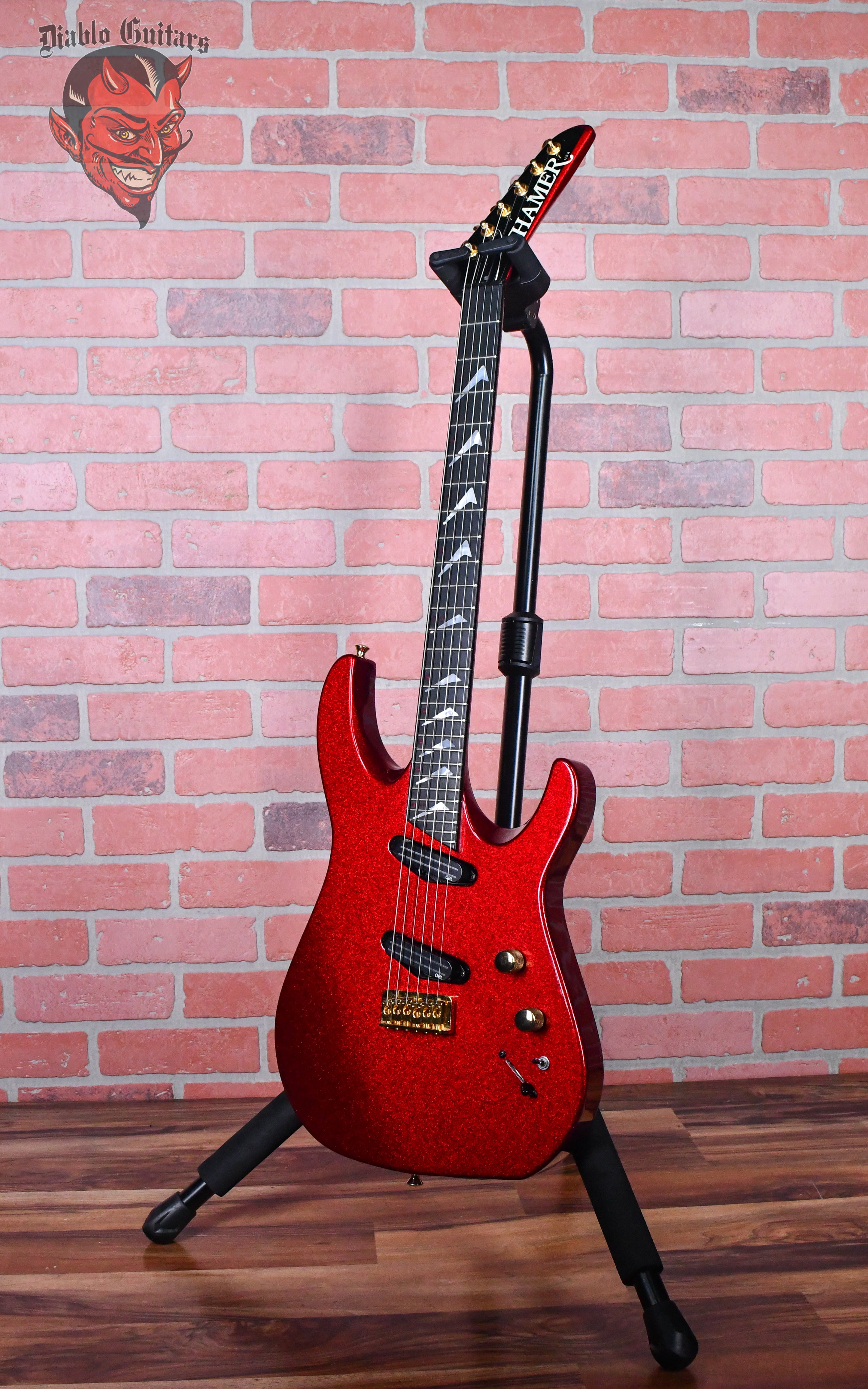 Hamer Custom Californian Red Sparkle 1989 w/OHSC