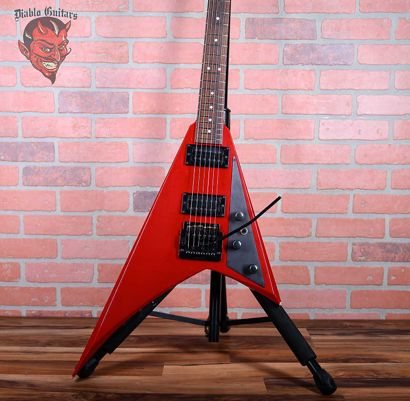 Jackson USA RR1 Rhoads San Dimas Student Model Ferrari Red 1985 w/Hardshell Case