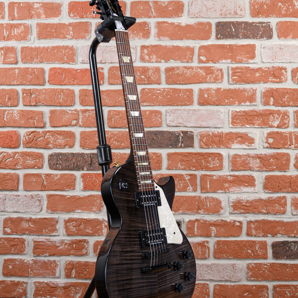 
                      
                        Gibson Les Paul Studio Premium Plus Flame Maple Top in Transparent Black 2008 w/OHSC (Mods)
                      
                    