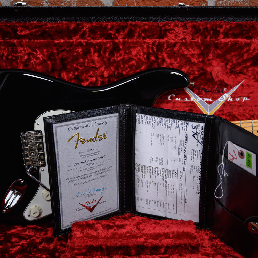
                      
                        Fender Custom Shop Jimi Hendrix Voodoo Child Stratocaster NOS Black 2018 w/OHSC
                      
                    