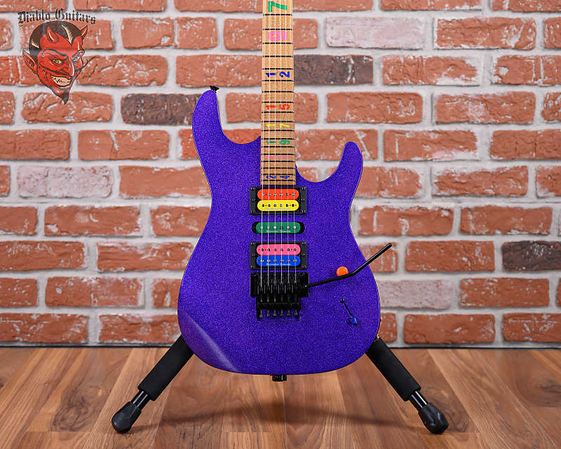 Kiesel JB24 “Numbers” Jason Becker Signature Purple Sparkle 2020 w/OHSC