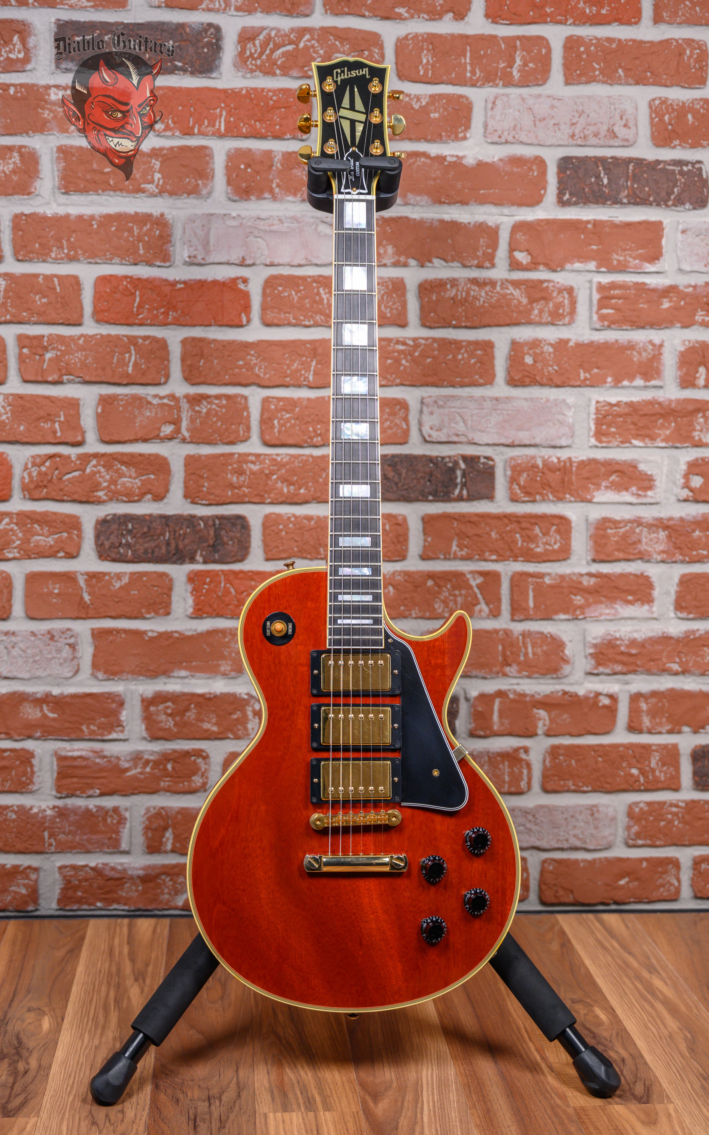 Gibson Custom Shop Les Paul Custom 3 Pickup Faded Cherry 2003 w