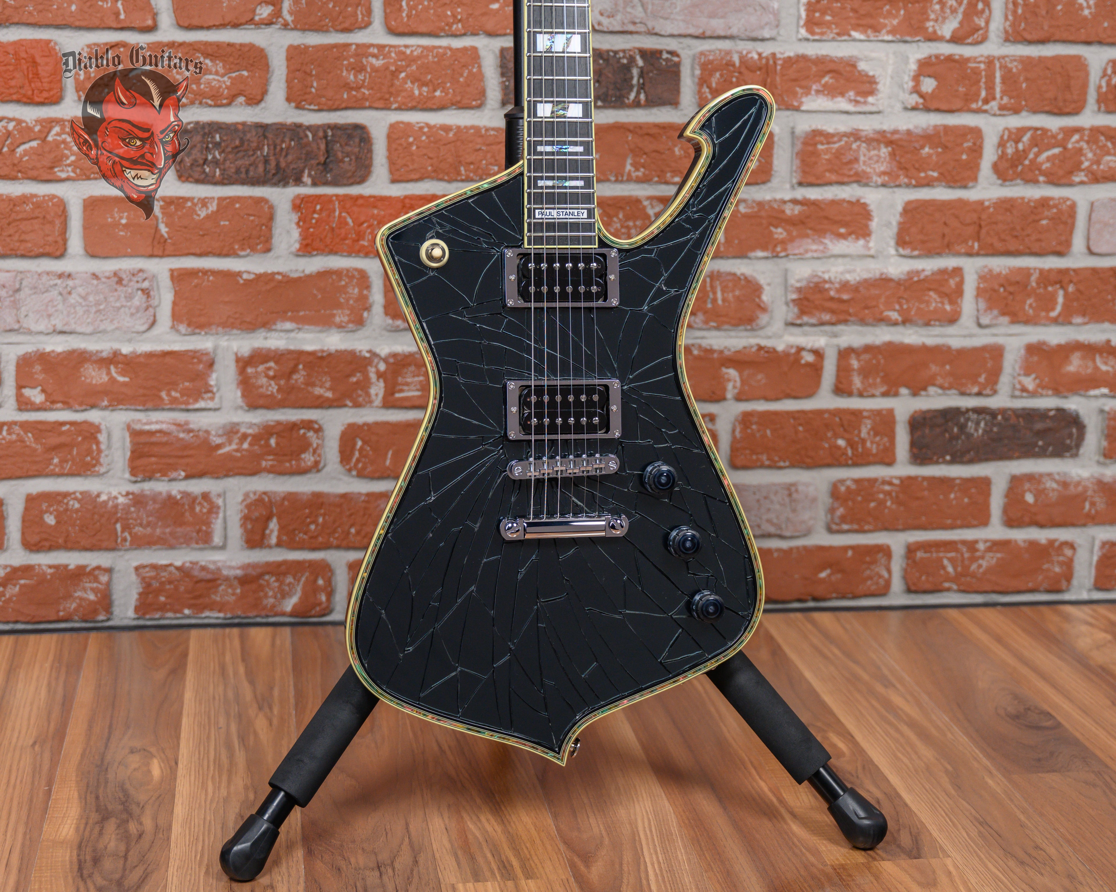 Ibanez Custom Shop Iceman PS3CM Paul Stanley Signature Black