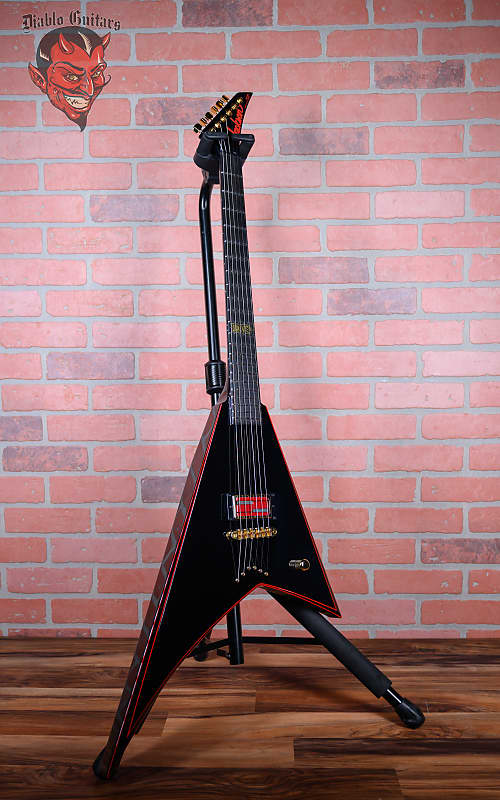 
                      
                        Jackson USA Custom Shop RR1 Bomber Master Built by Pasquale Campolattano Black with Red Pinstripes 2021 w/OHSC
                      
                    