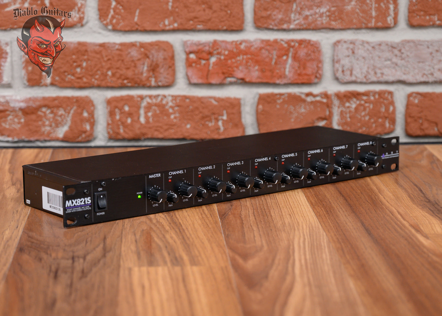 ART MX821s 8-Channel Line Mixer with Stereo Outputs